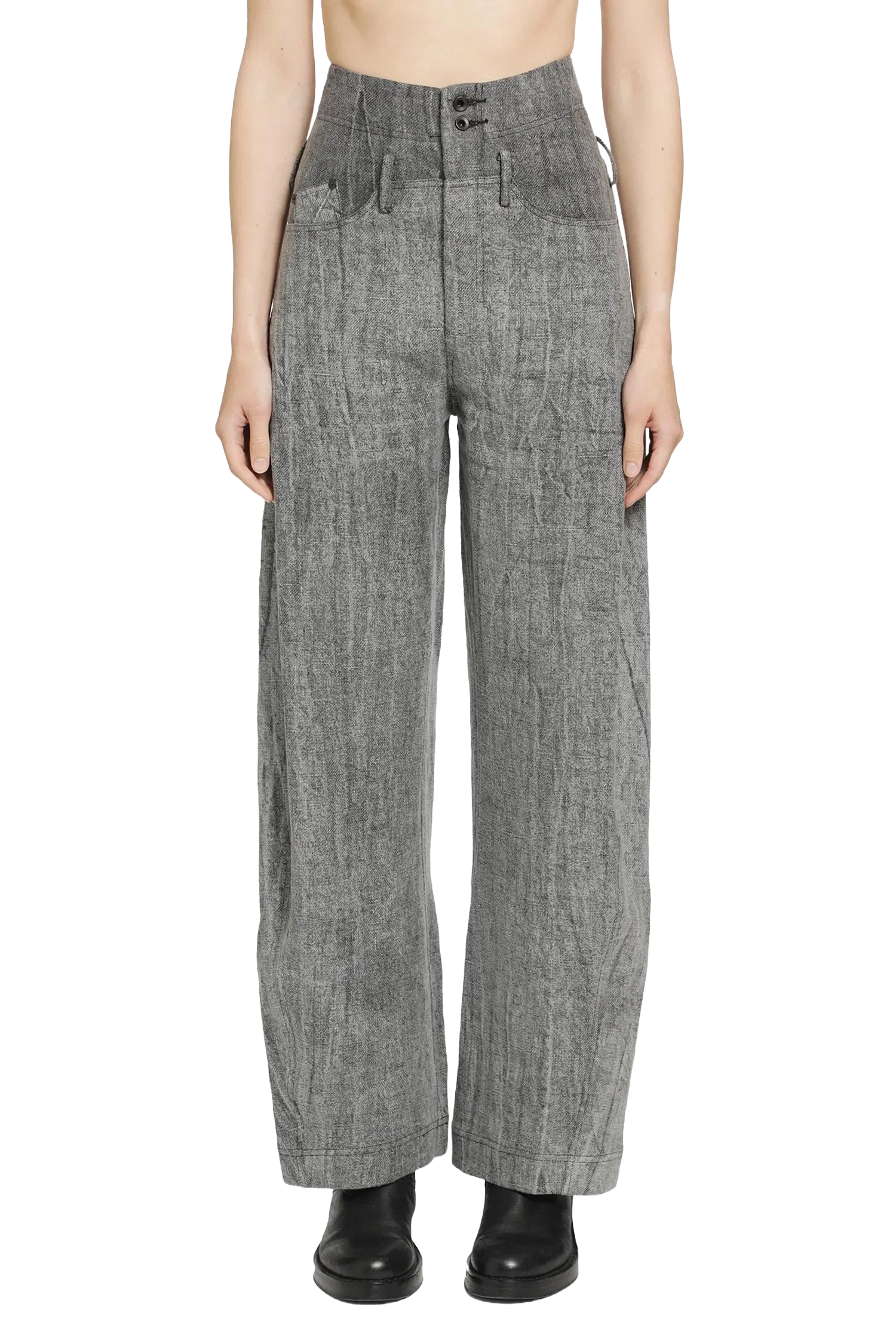 YEHUAFAN Linen Trousers