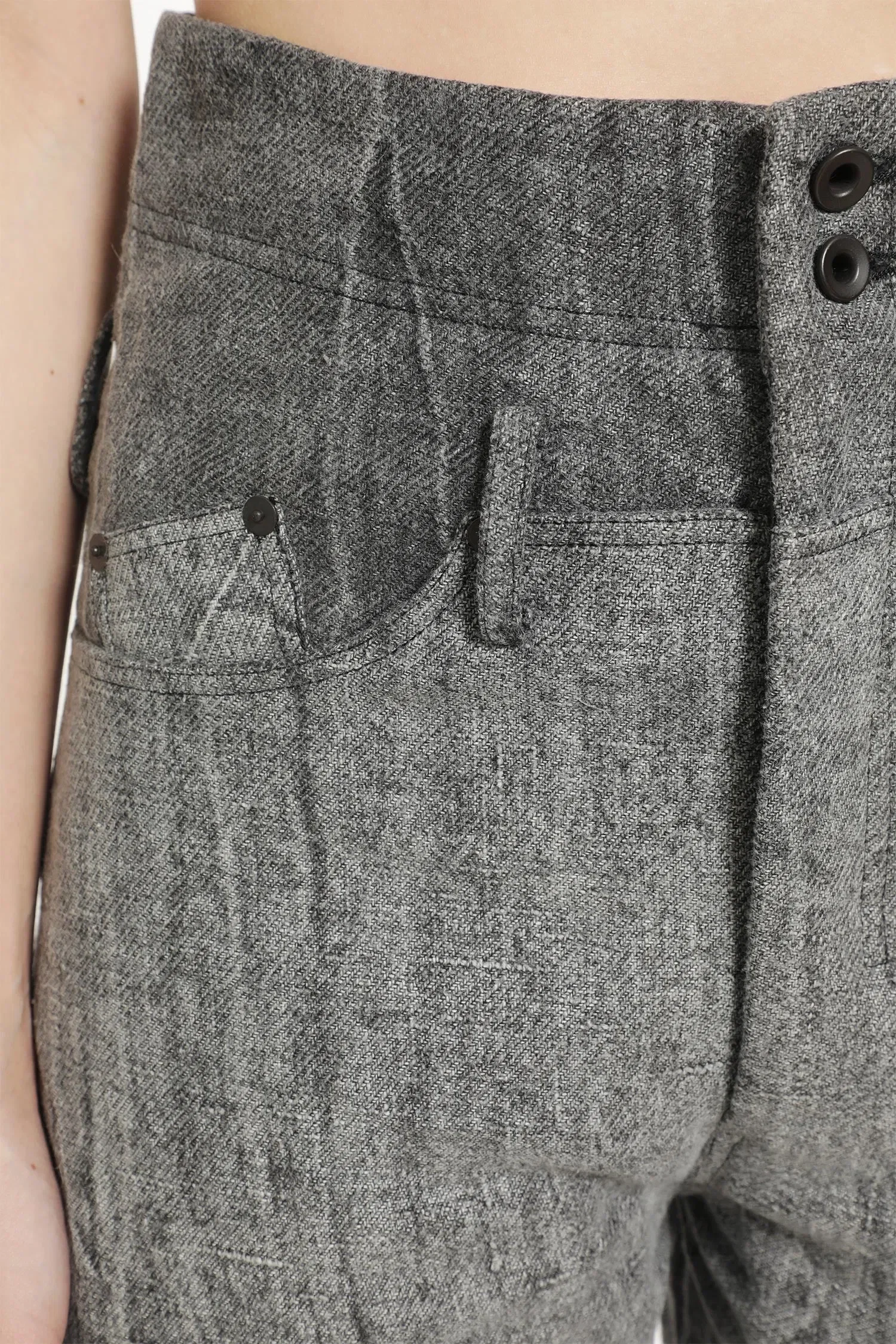 YEHUAFAN Linen Trousers