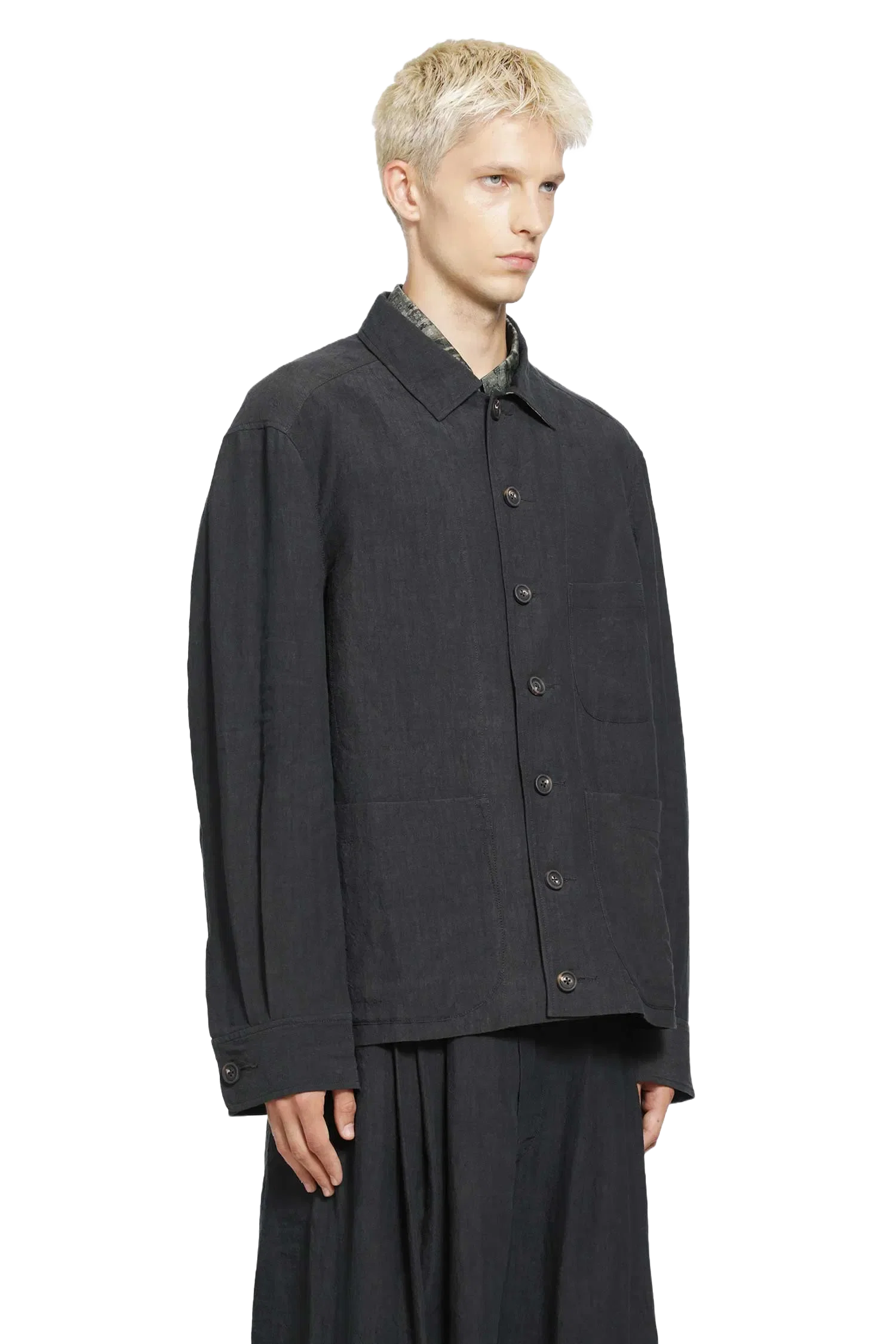 Ziggy Chen Spread Collar Chore Jacket