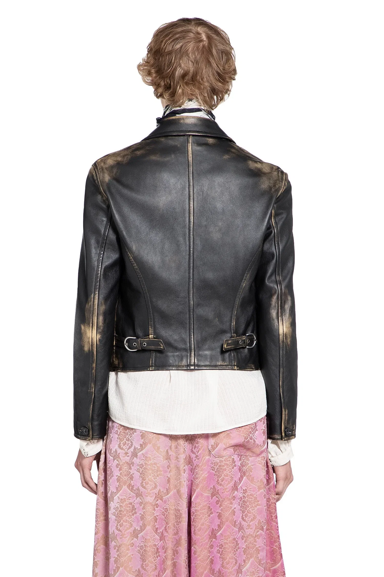 Ann Demeulemeester Malik Jacket in Brushed lambskin