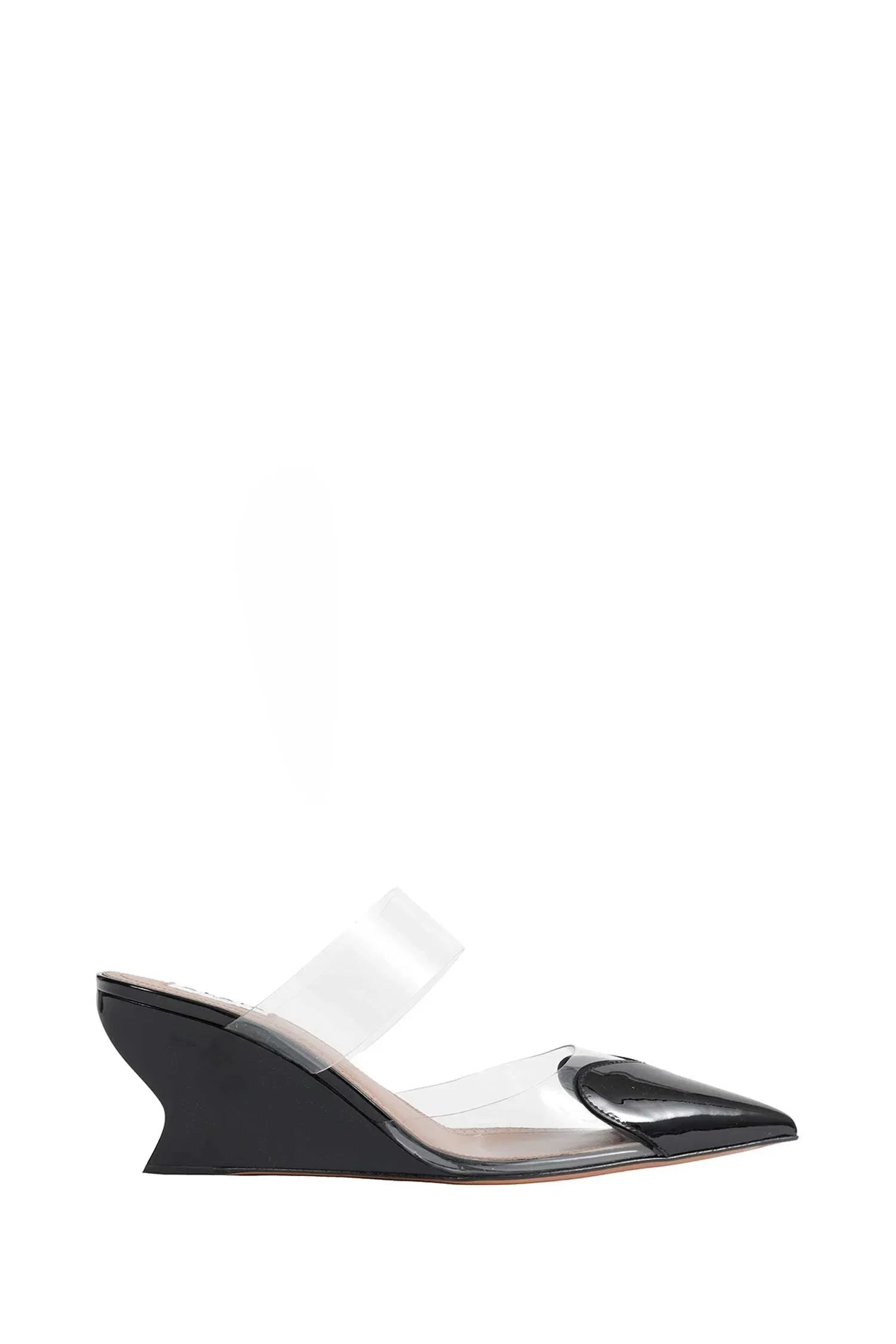 Alaia Le Coeur Wedge Mules