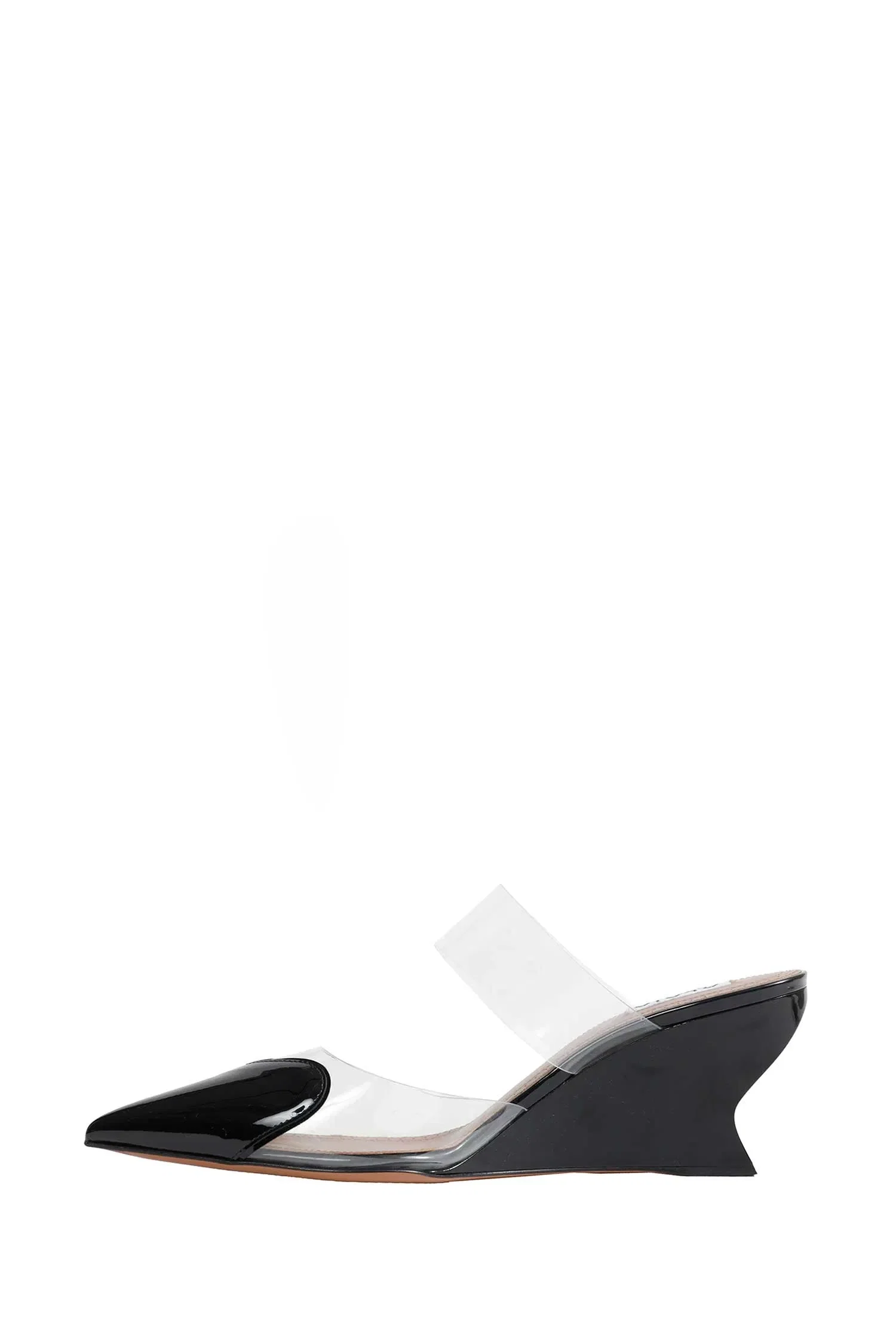 Alaia Le Coeur Wedge Mules