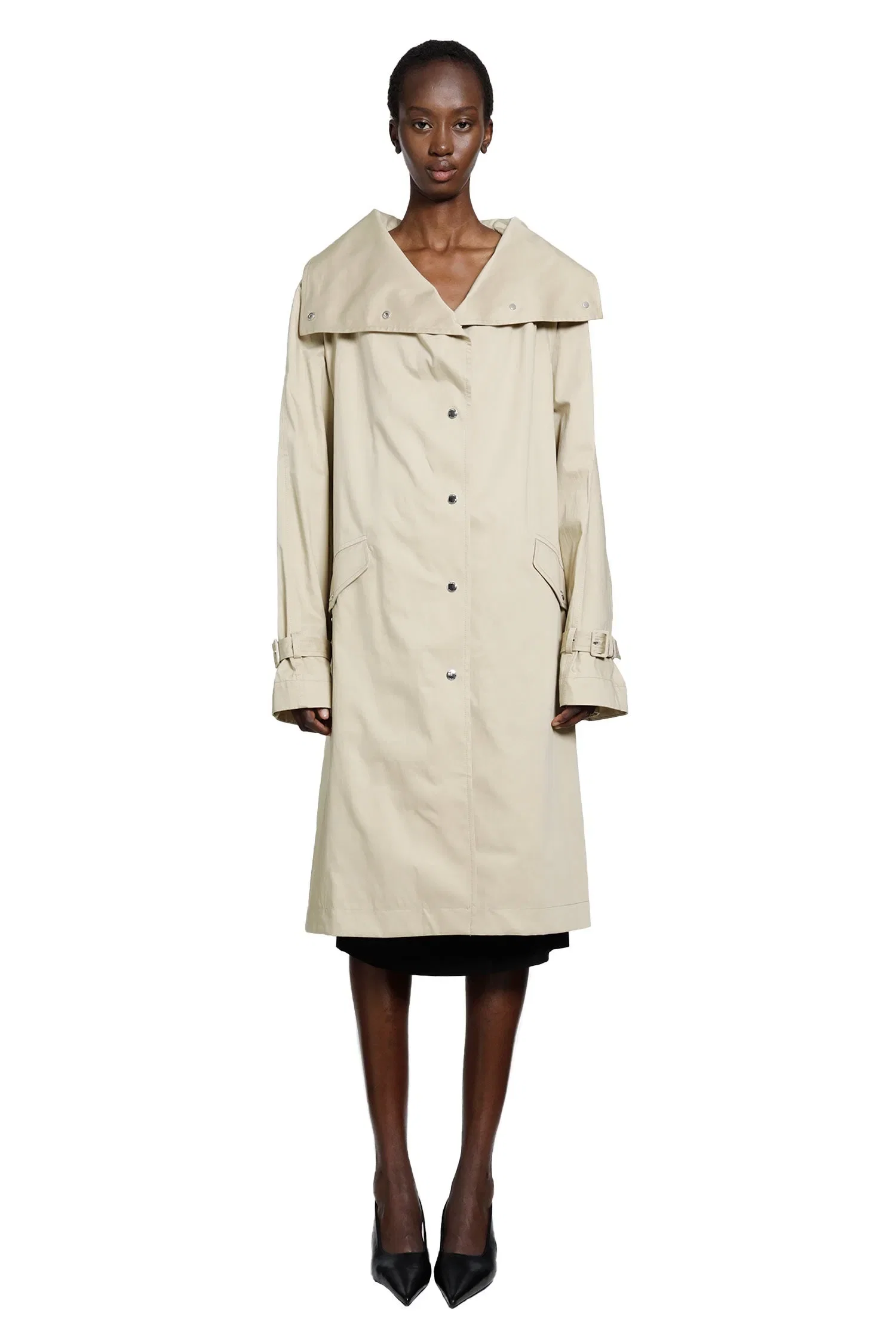 TOTEME Oversized Cotton Trench Coat