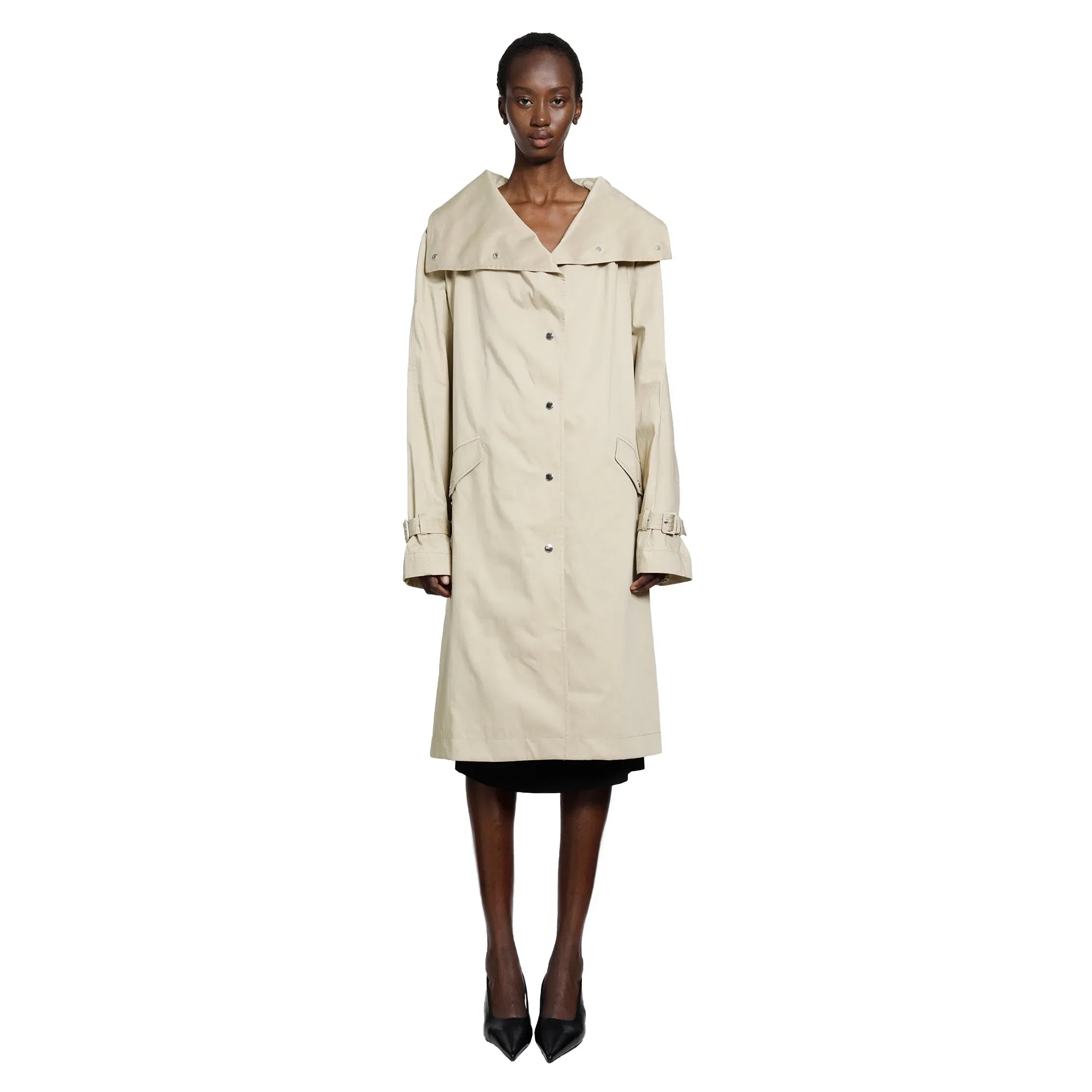 TOTEME Oversized Cotton Trench Coat