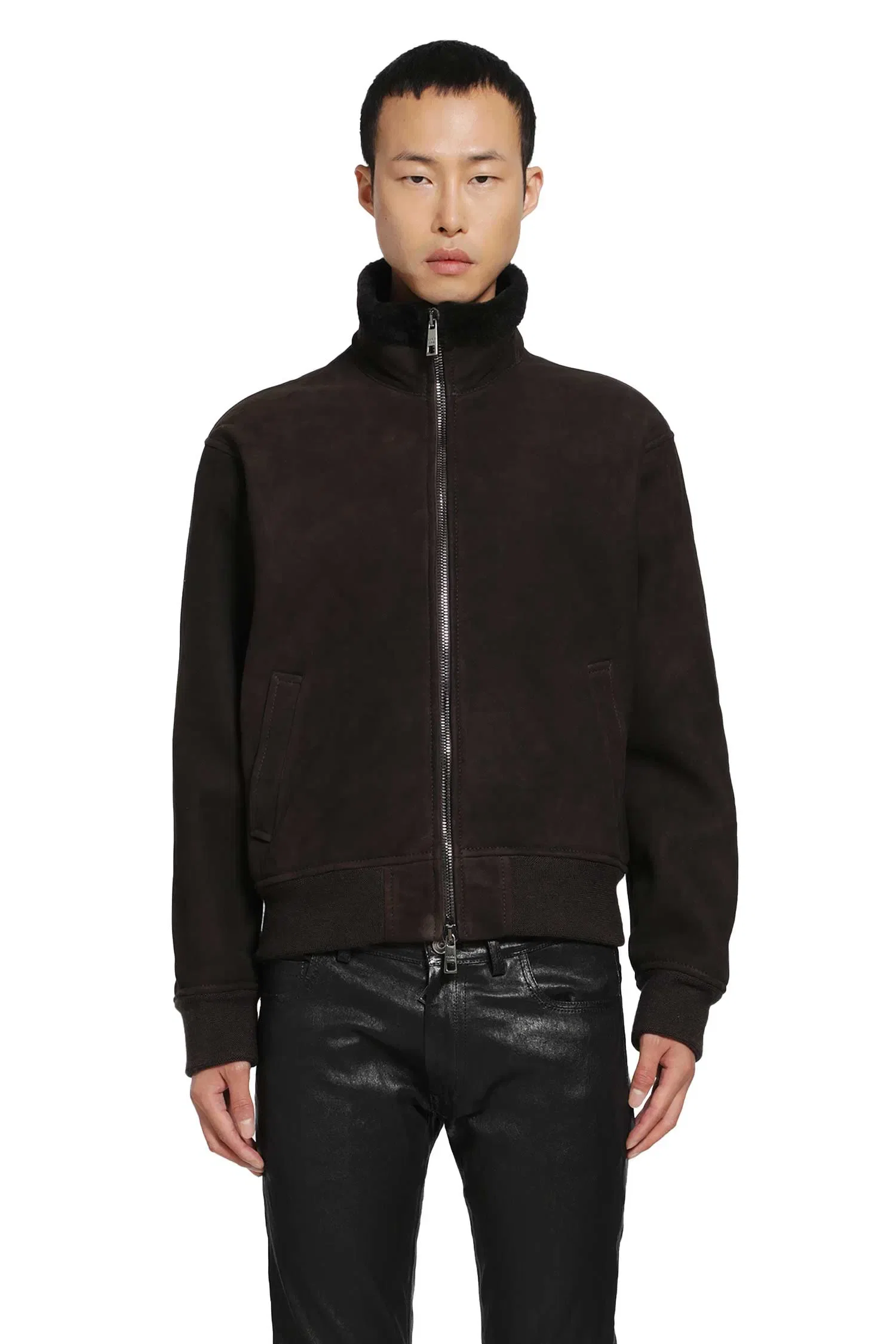 Giorgio Brato Zip-Up Leather Jacket