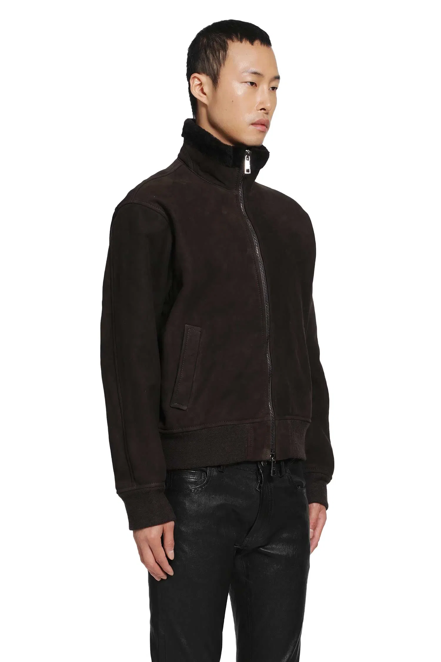 Giorgio Brato Zip-Up Leather Jacket