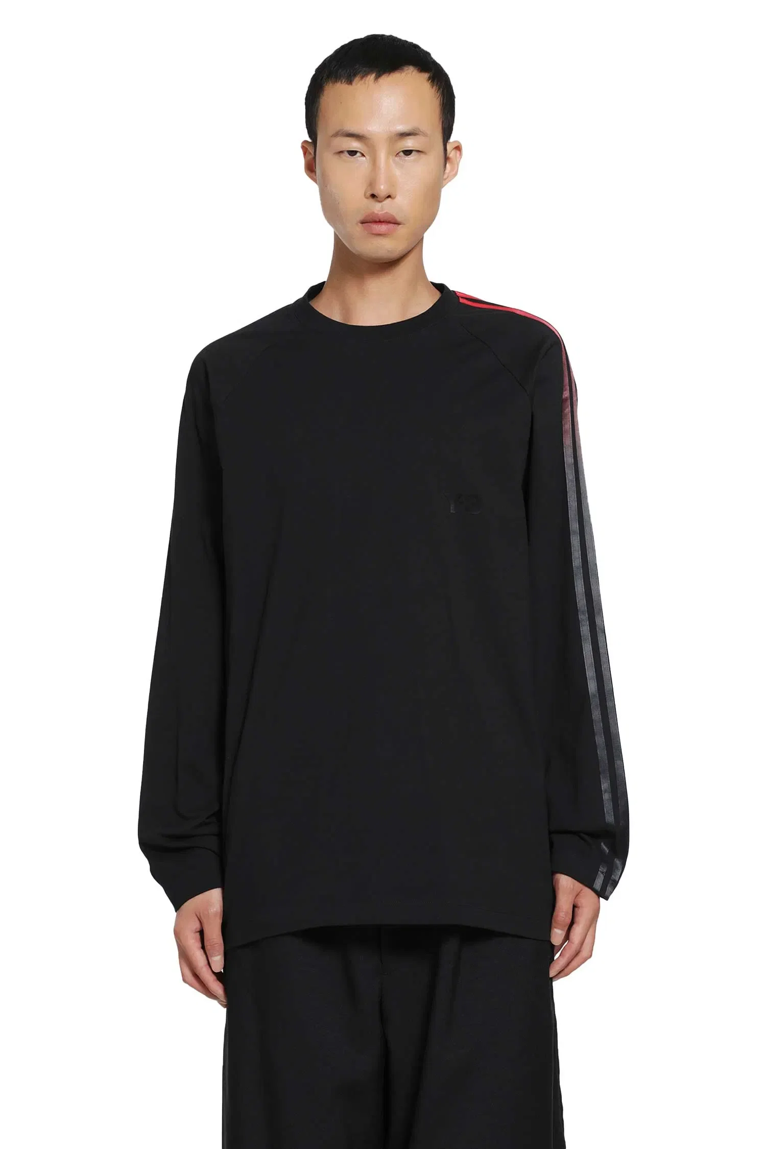 Y-3 Oversized Gradient Stripes Long Sleeve T-Shirt