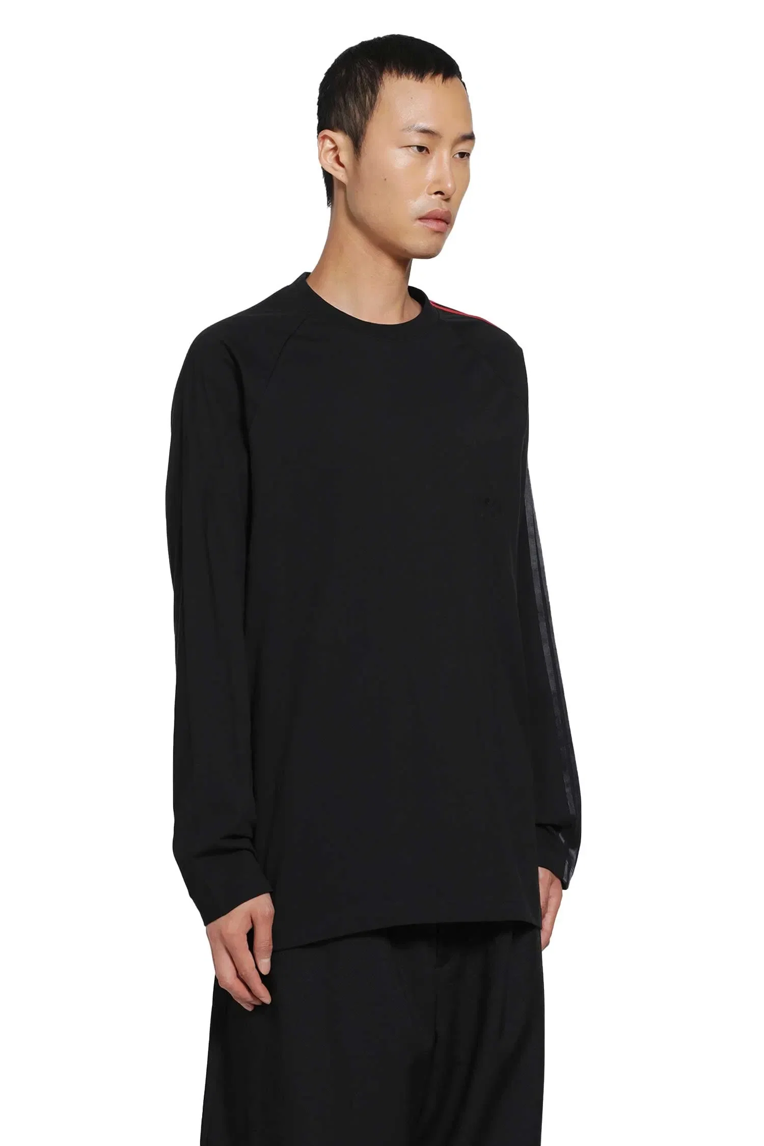 Y-3 Oversized Gradient Stripes Long Sleeve T-Shirt