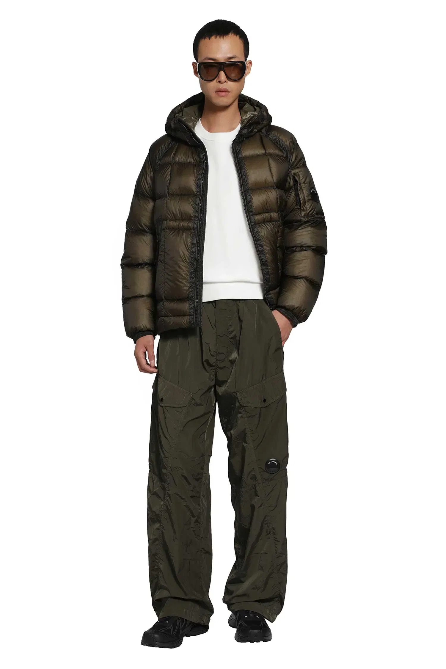 C.P. Company Diagonal Raised Fleece Lens Sweatshirt