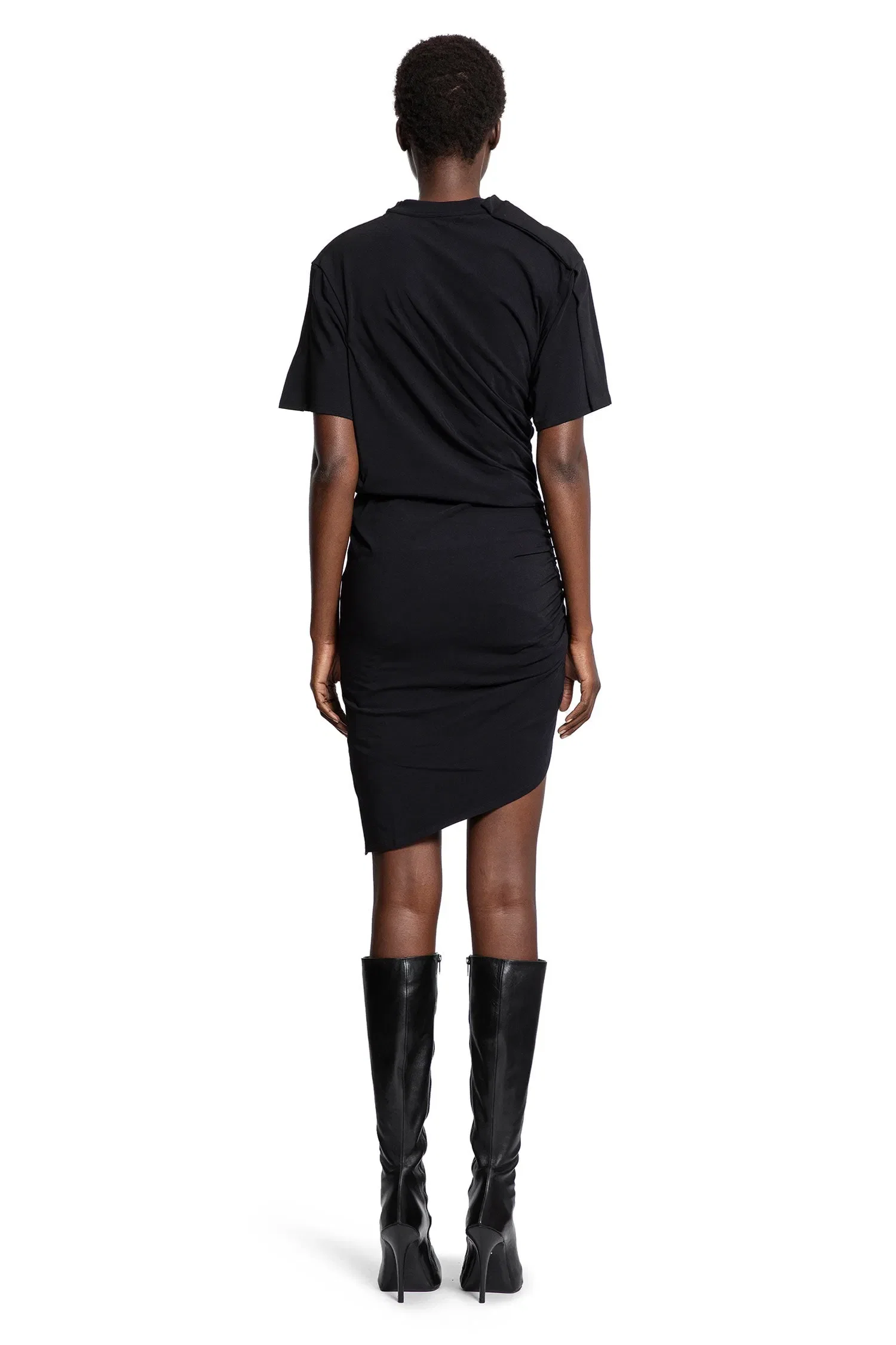 Mugler Asymmetric Pierced Dress