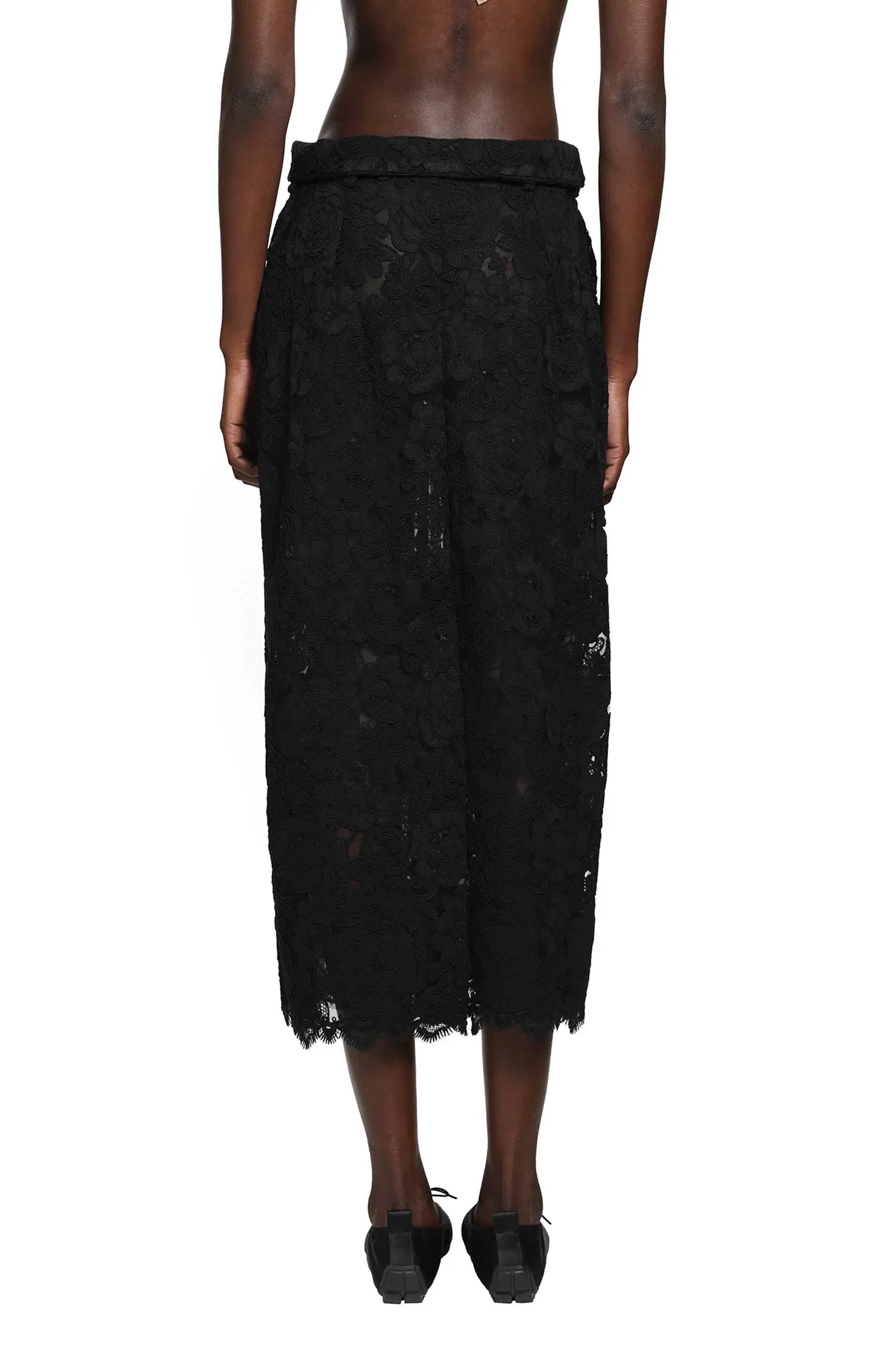 Simone Rocha Peeling Waist Column Skirt