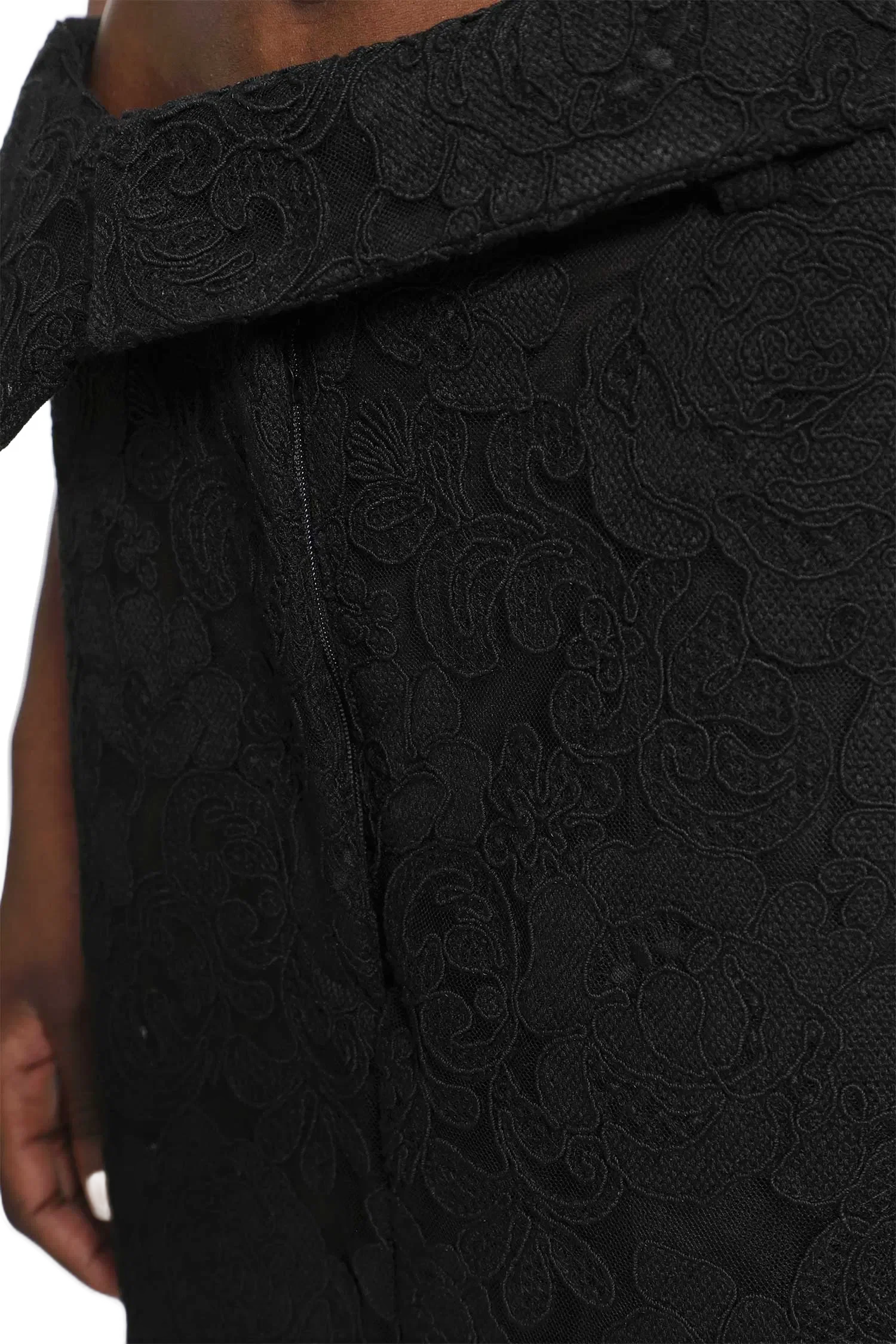 Simone Rocha Peeling Waist Column Skirt