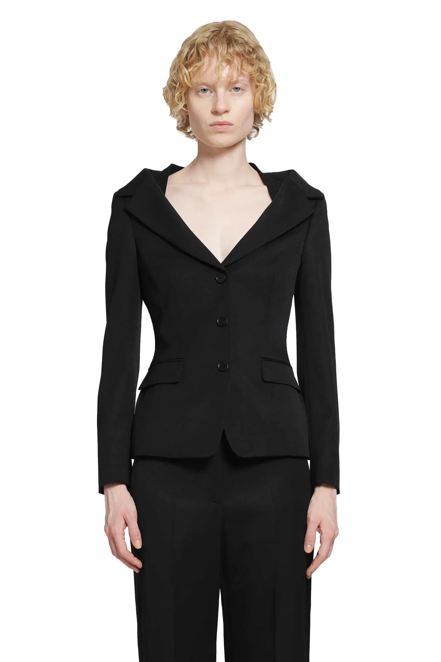 MCQUEEN Off-the-shoulder Harness Jacket