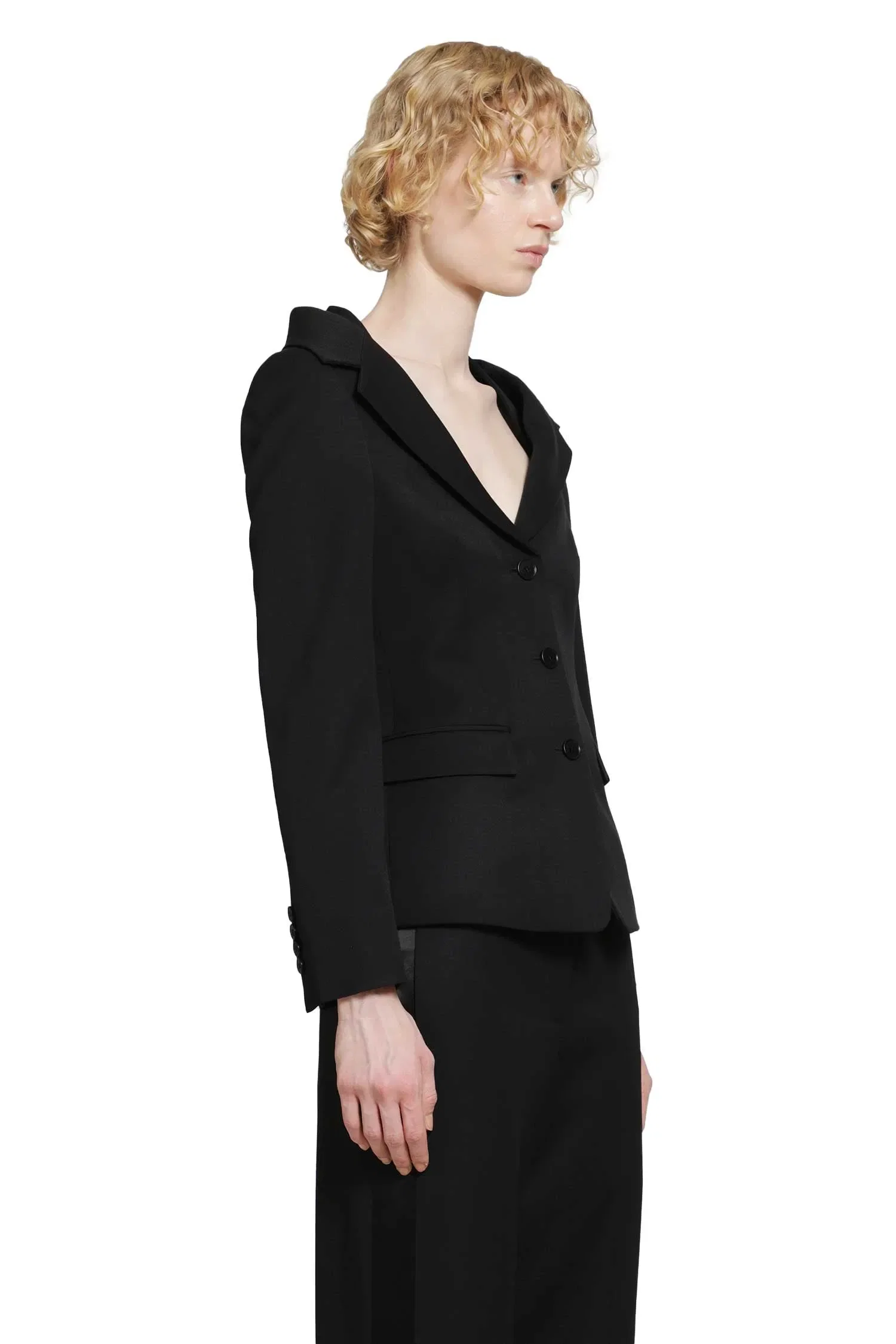 MCQUEEN Off-the-shoulder Harness Jacket