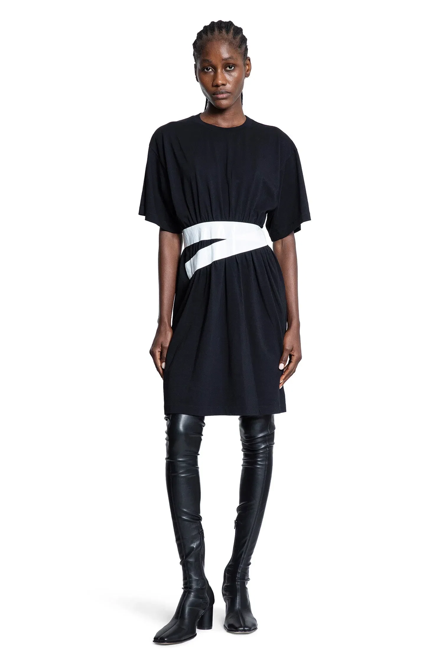 MM6 Maison Margiela Taped Jersey Mini Dress
