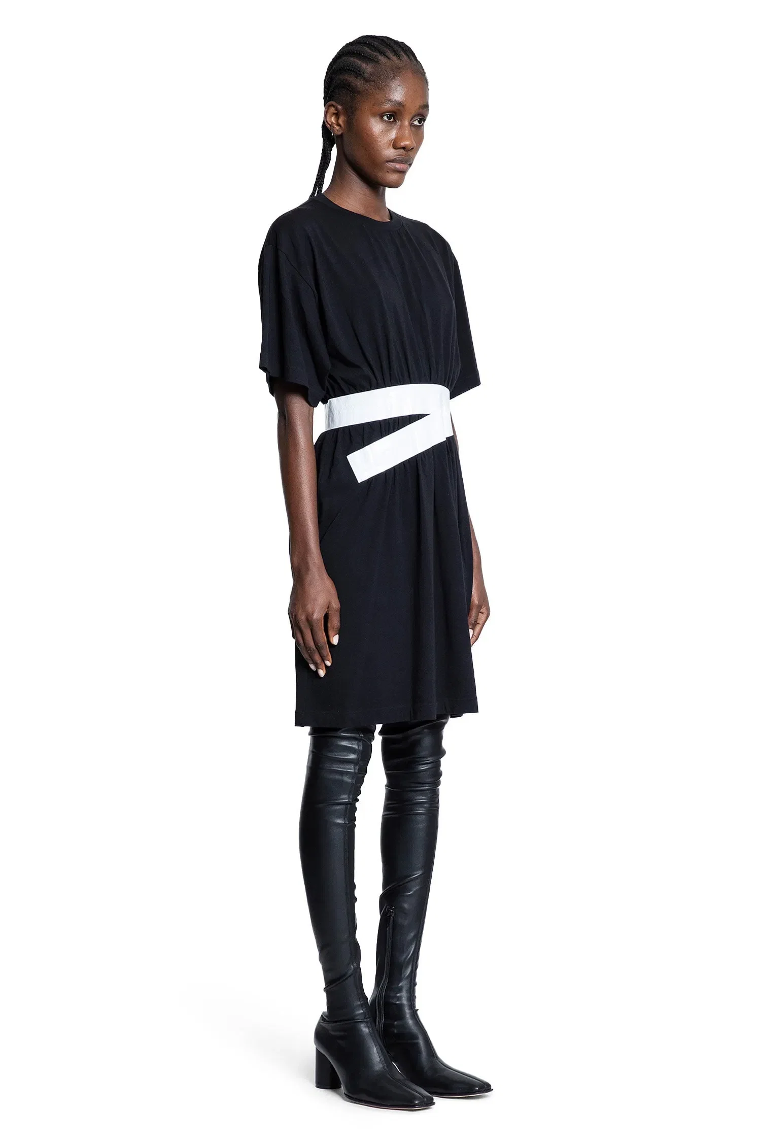 MM6 Maison Margiela Taped Jersey Mini Dress