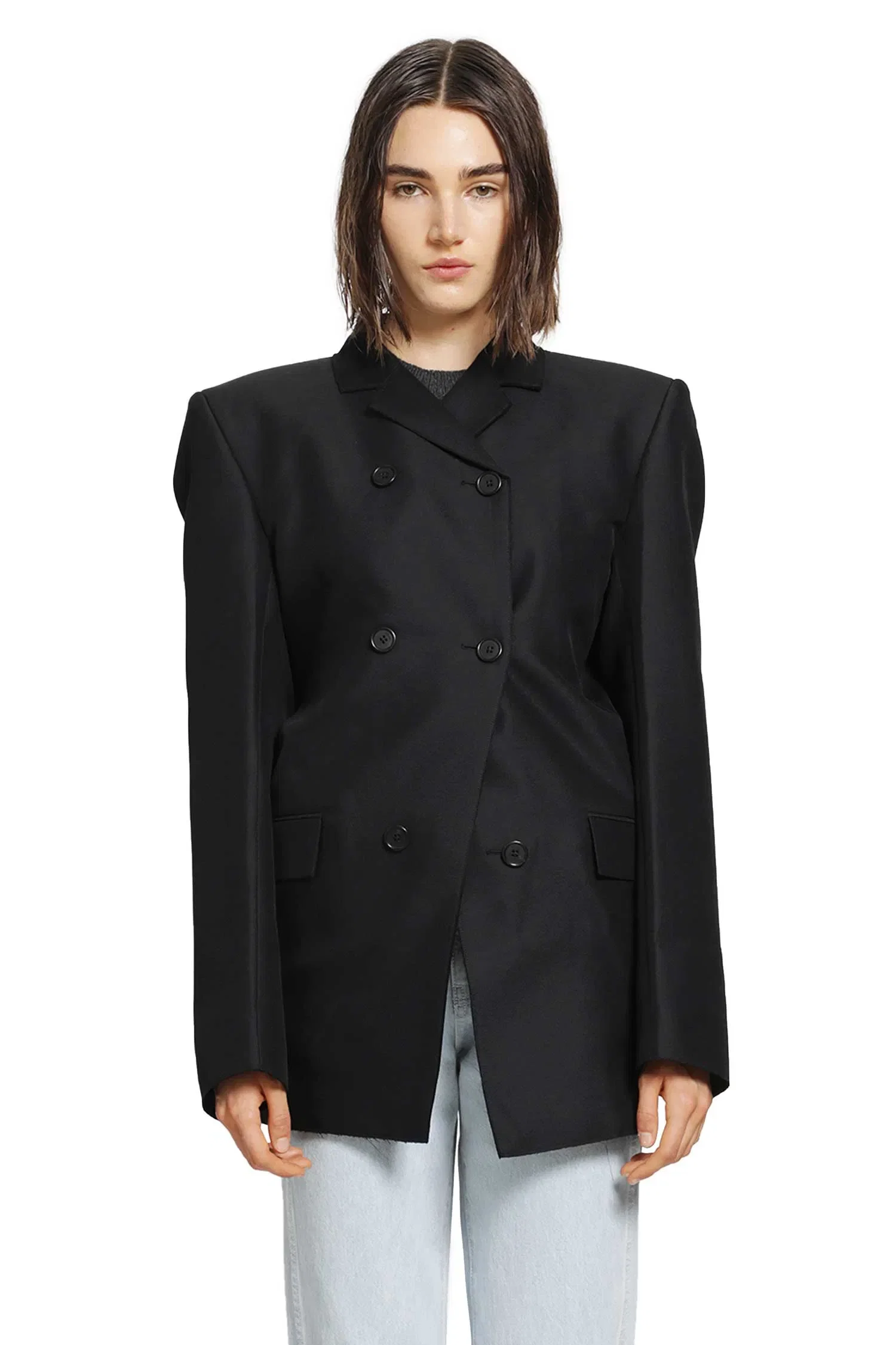 KHAITE Rolo Double-Breasetd Blazer