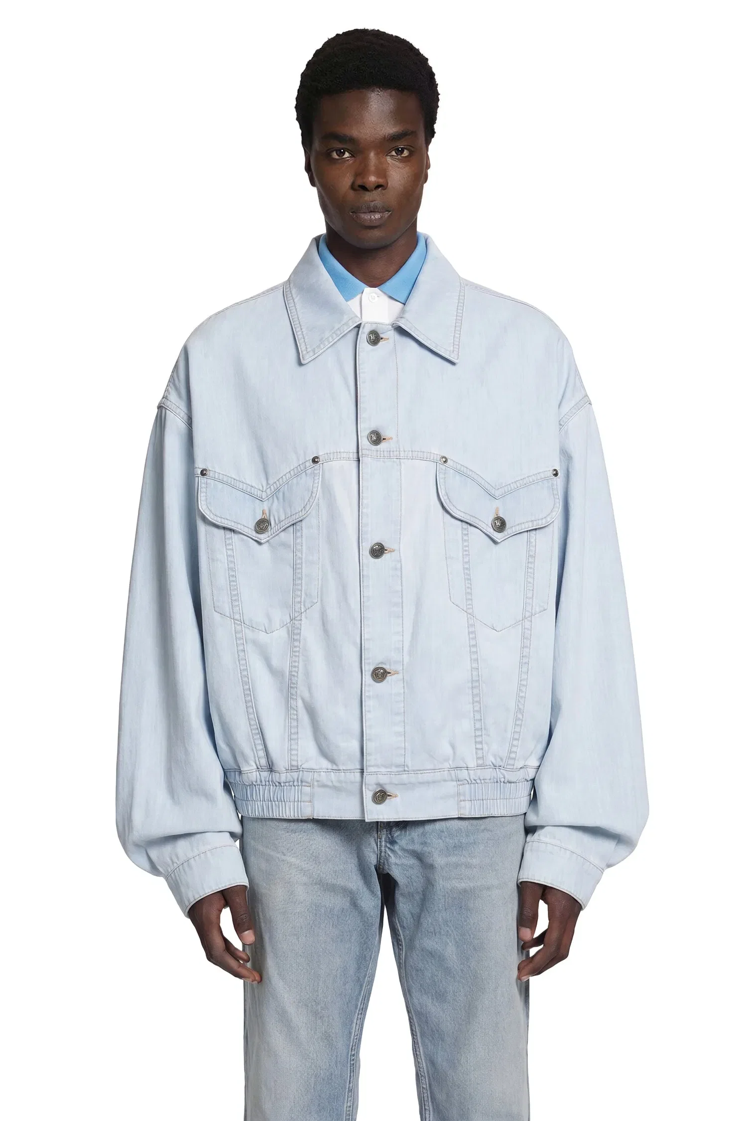 Versace Denim Chambray Jacket