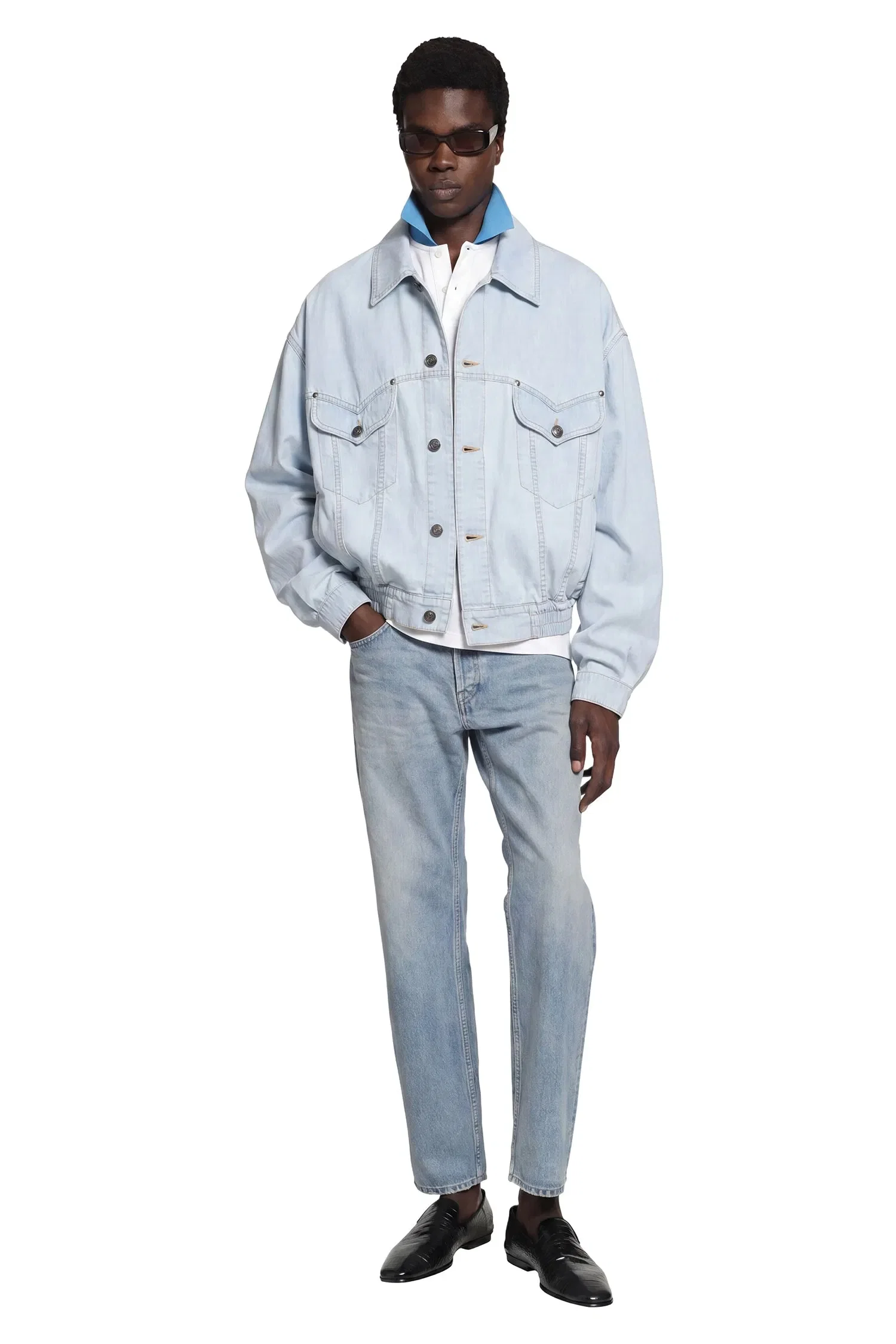 Versace Denim Chambray Jacket