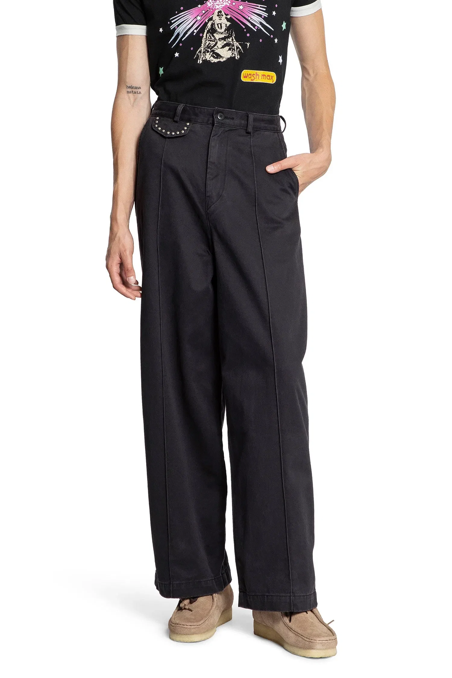KAPITAL Chino Boogie Day Baggy Pants