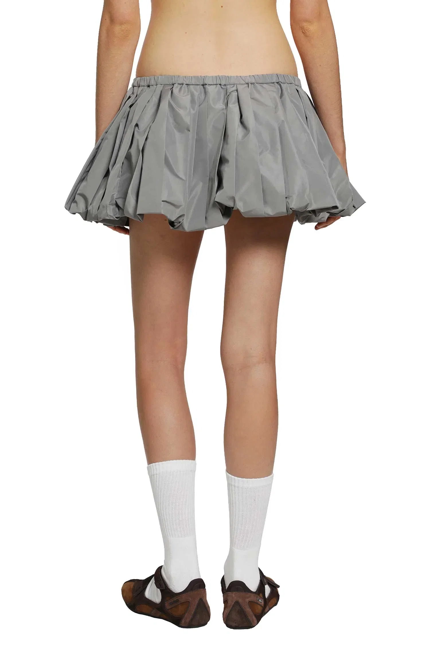 Miu Miu Technical Fabric Mini Skirt