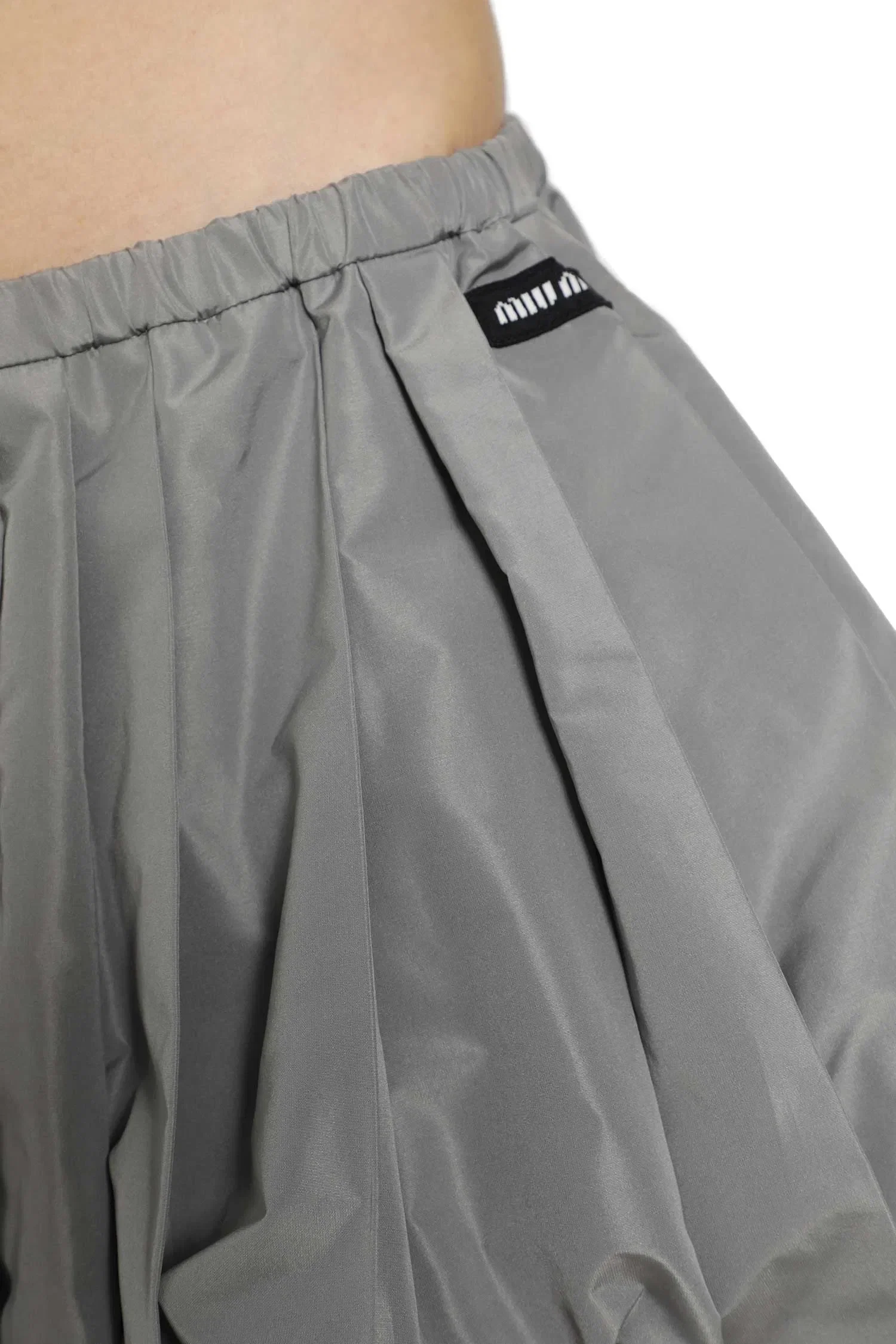 Miu Miu Technical Fabric Mini Skirt