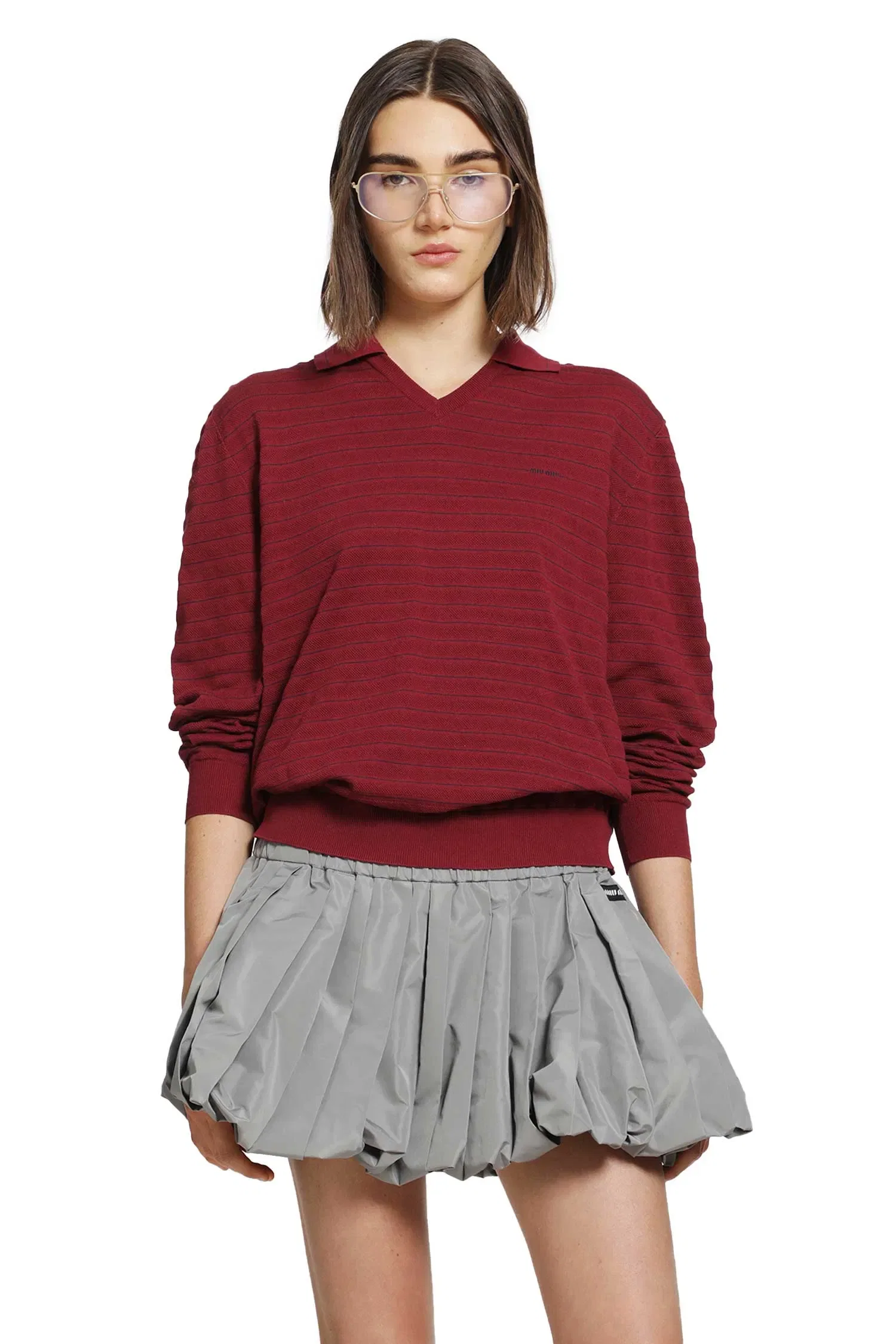 Miu Miu Polo Cotton Sweater