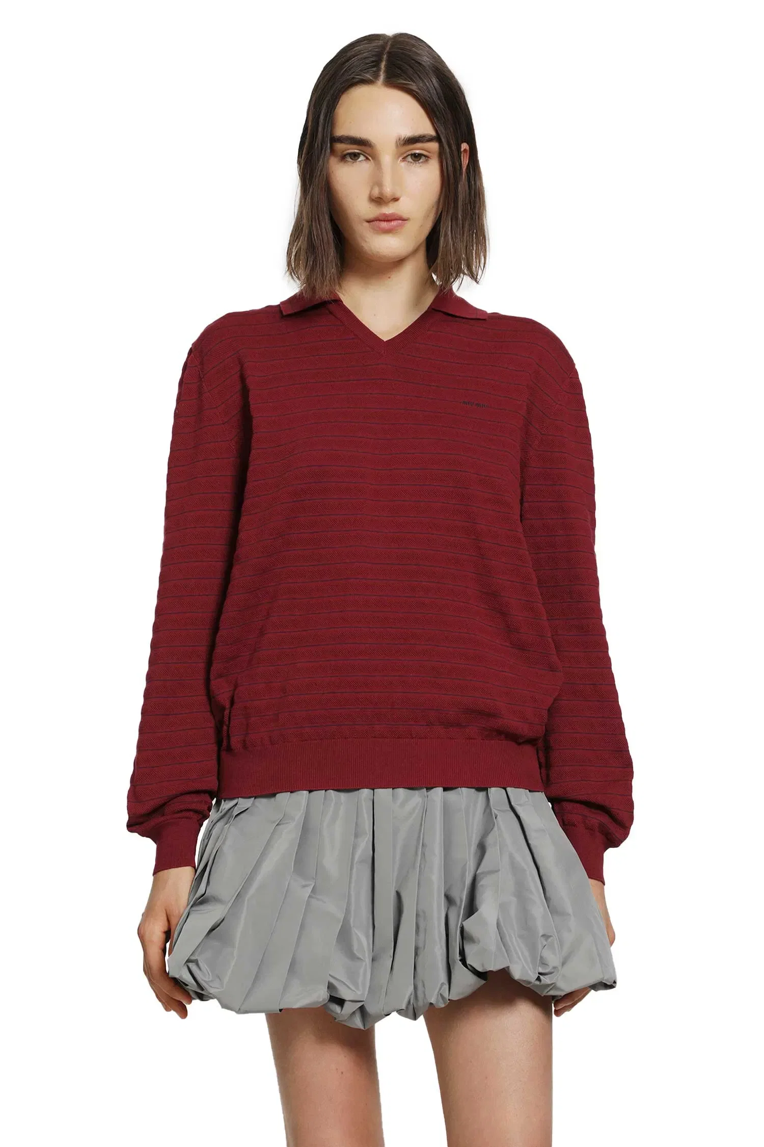 Miu Miu Polo Cotton Sweater