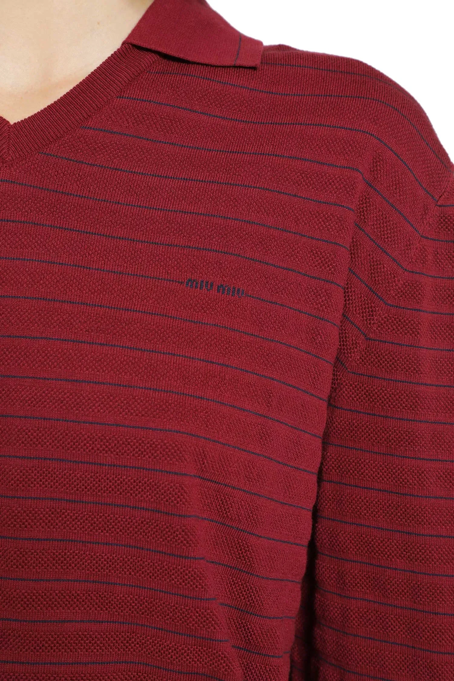 Miu Miu Polo Cotton Sweater
