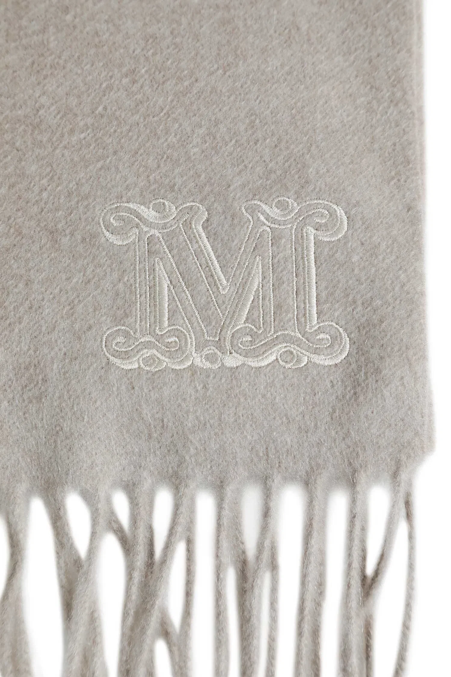 Max Mara Monogram Cashmere Scarf