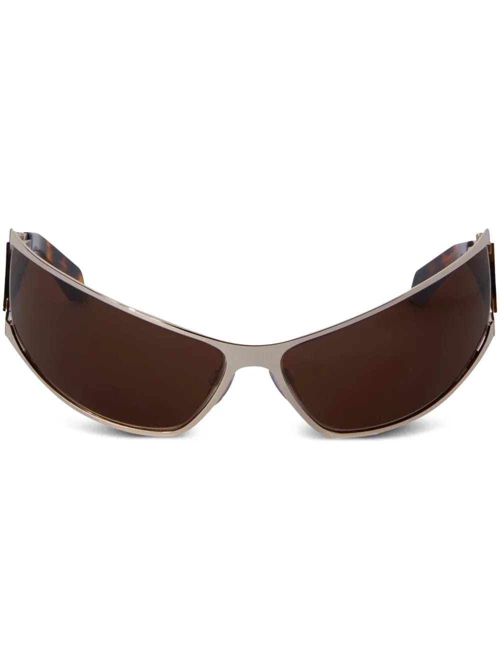 Luna tortoiseshell biker-style sunglasses