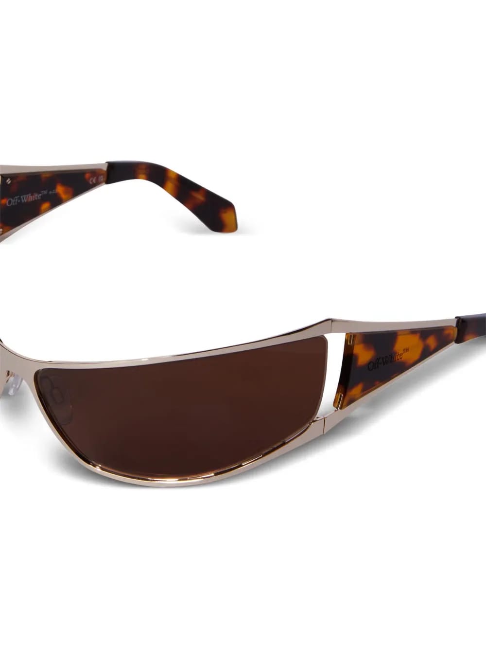 Luna tortoiseshell biker-style sunglasses