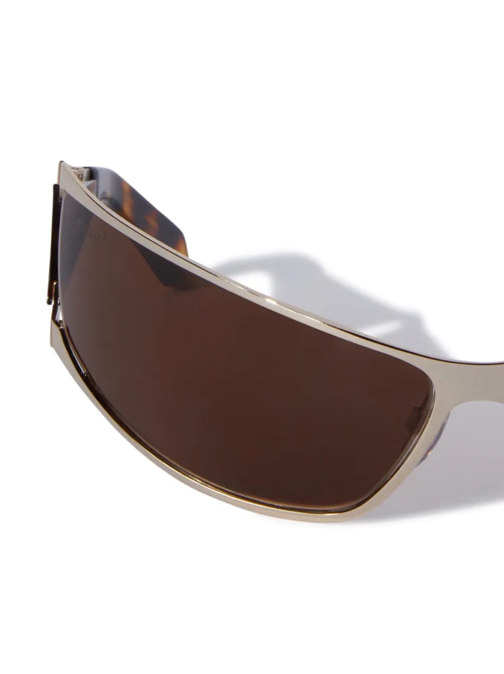 Luna tortoiseshell biker-style sunglasses