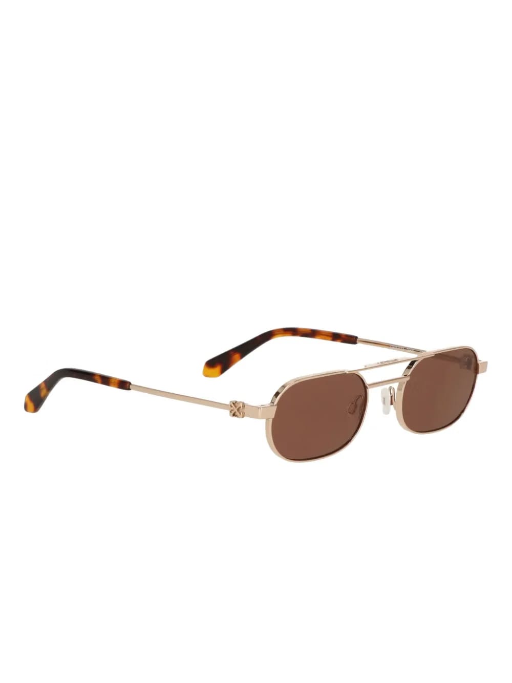 round-frame double-bridge sunglasses