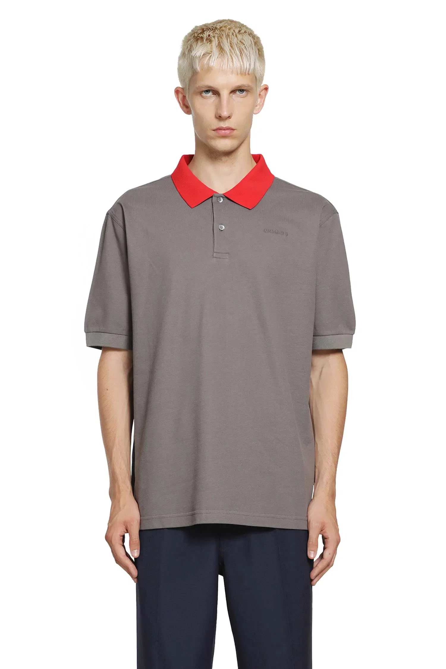 Marni Polo Shirt With Contrast Trims