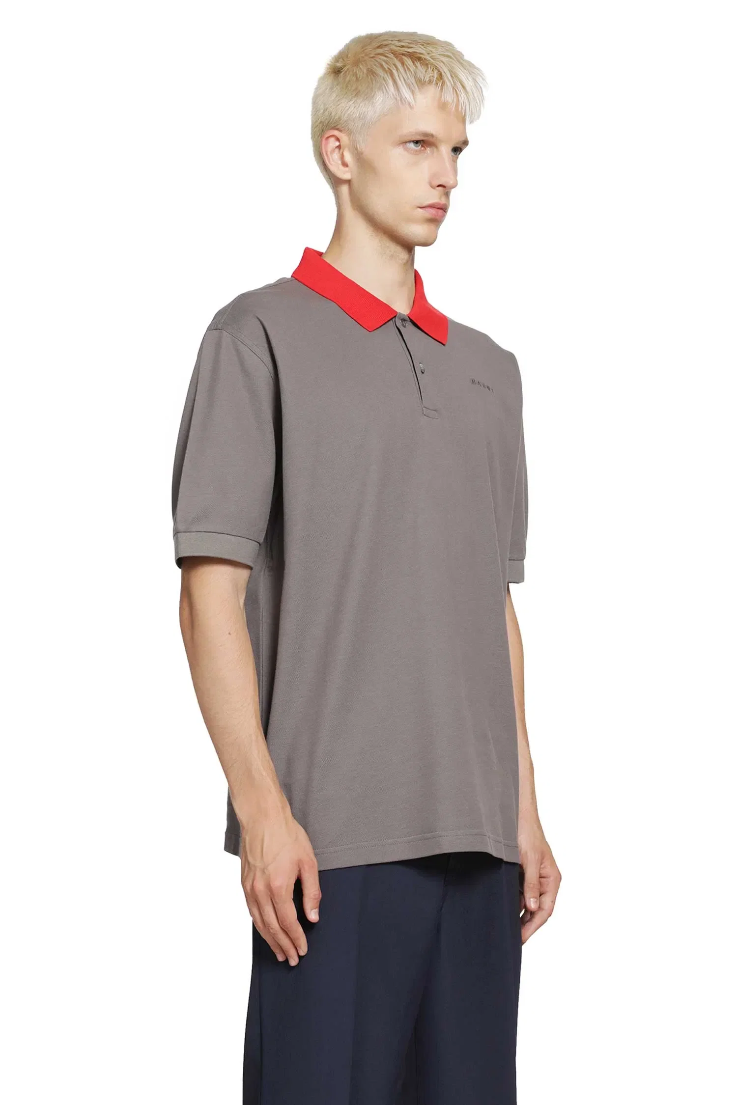 Marni Polo Shirt With Contrast Trims