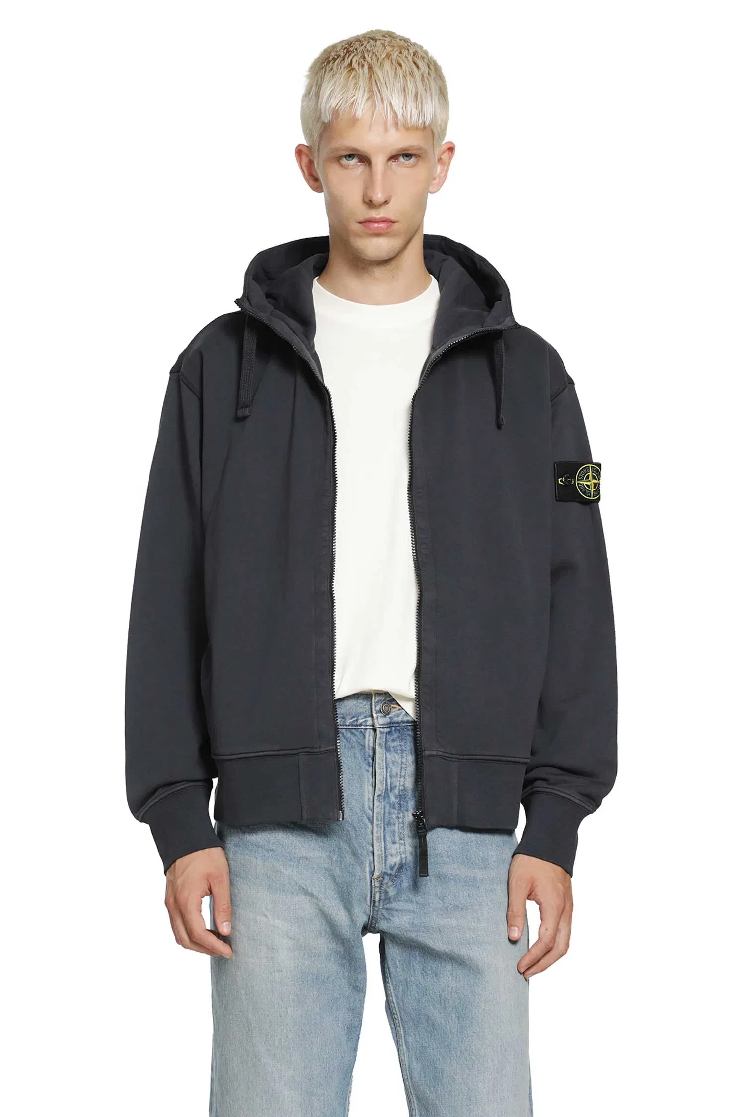 Stone Island 6100009 Zip-Up Hoodie