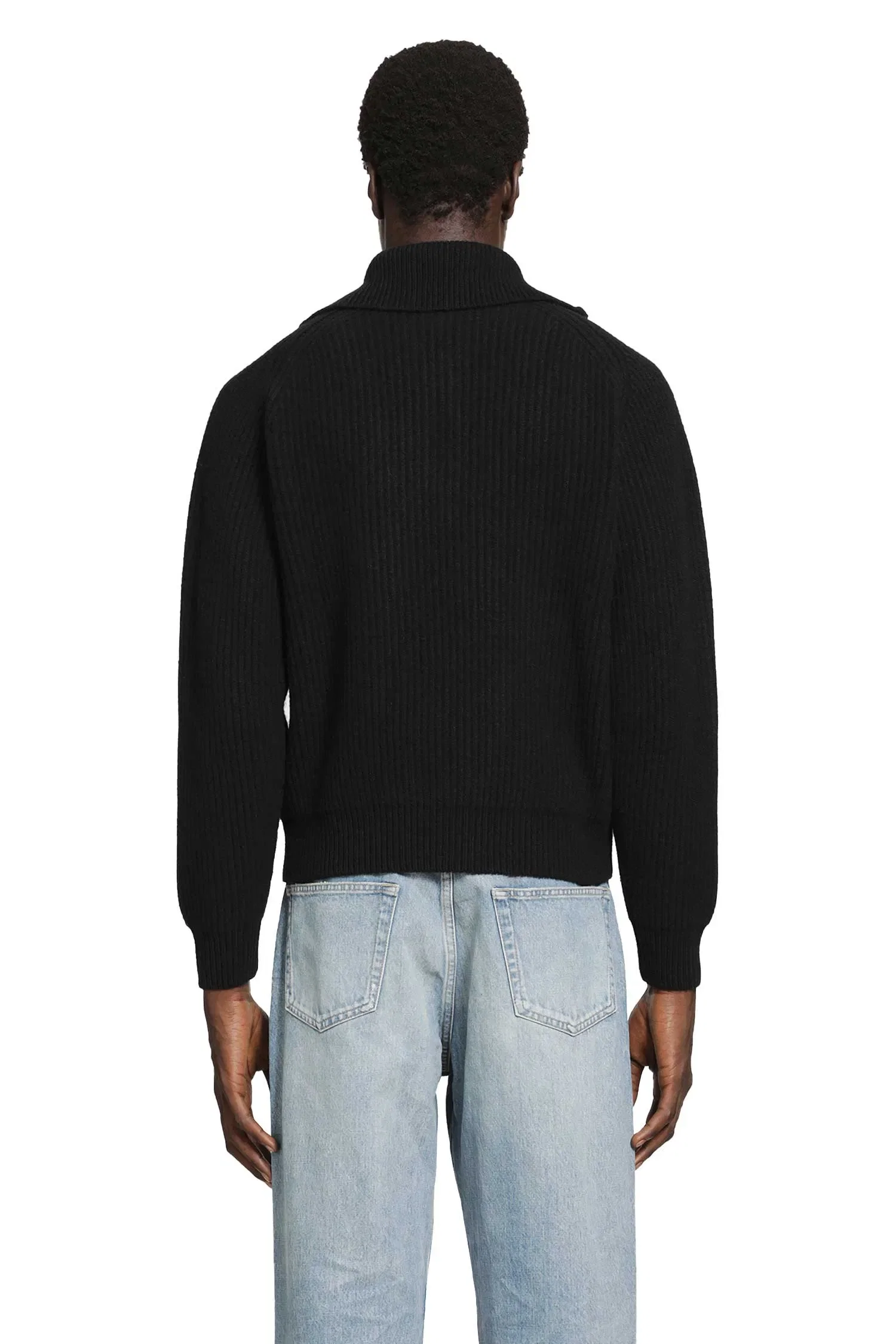 Jil Sander High Zipped Neck Sweater