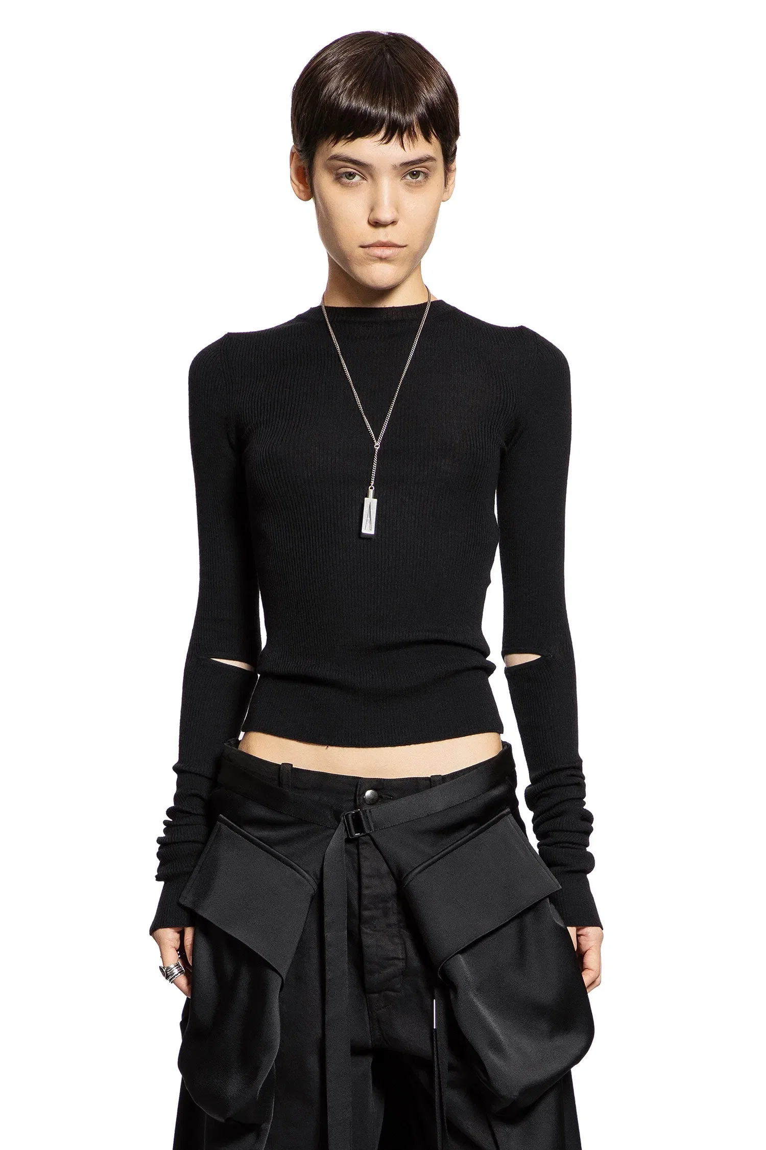 Ann Demeulemeester Lyell Sweater in Superfine Merino knit