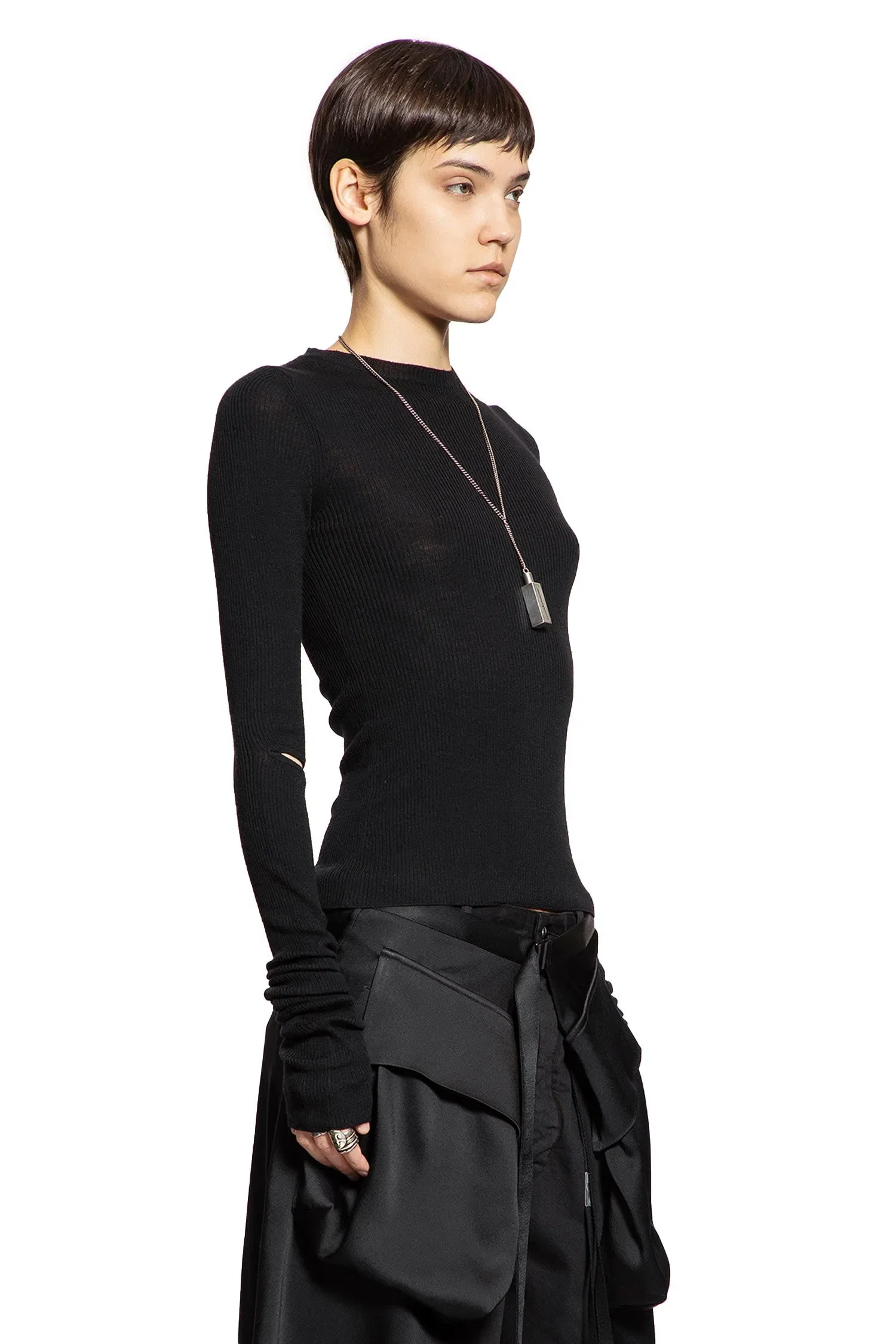 Ann Demeulemeester Lyell Sweater in Superfine Merino knit