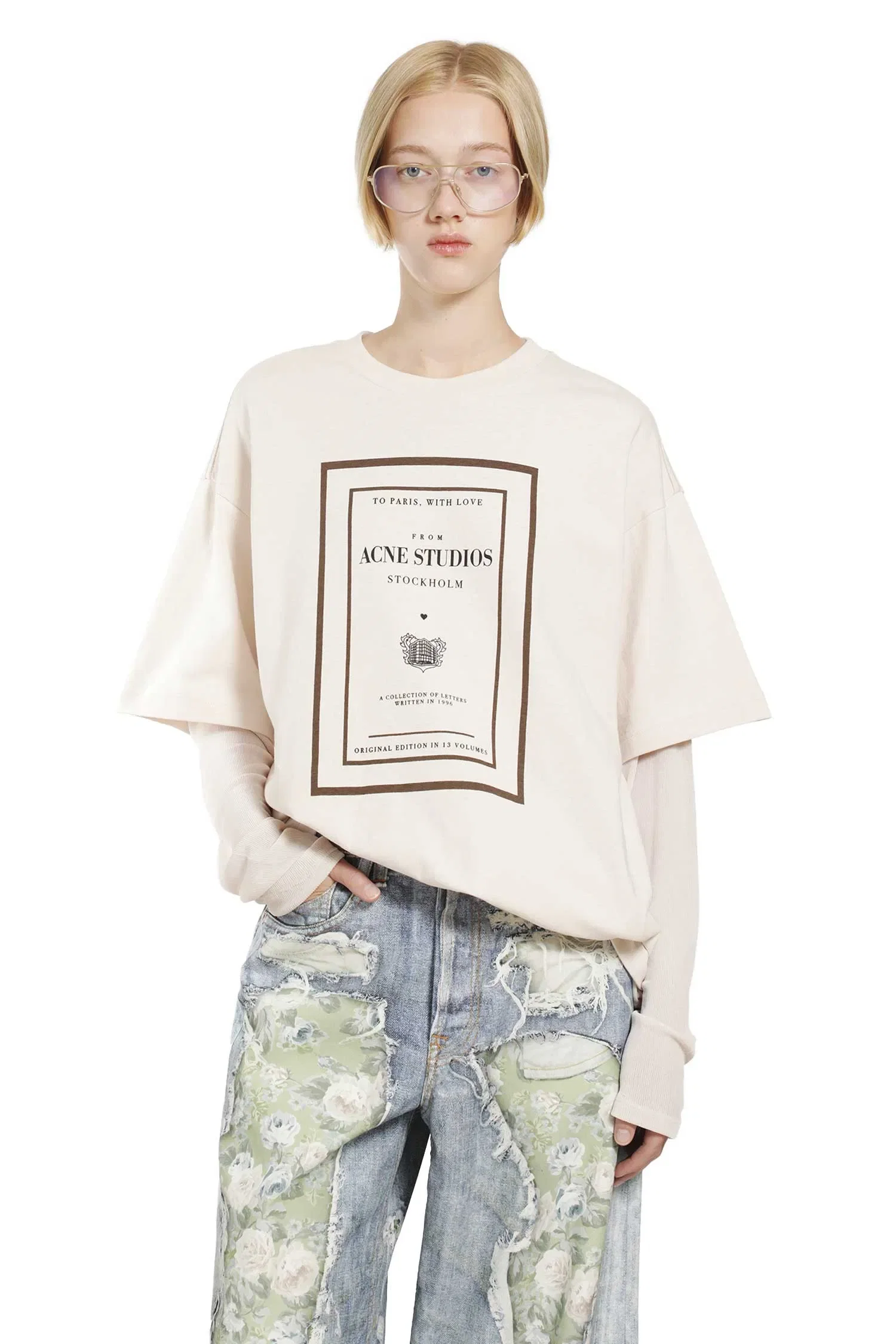 Acne Studios Layered Graphic T-Shirt