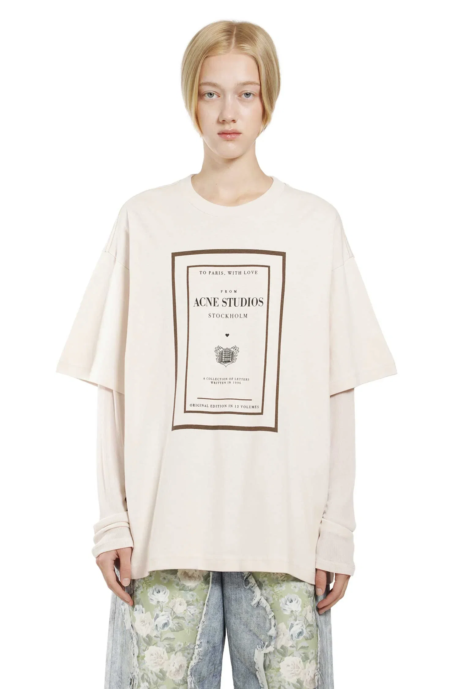 Acne Studios Layered Graphic T-Shirt