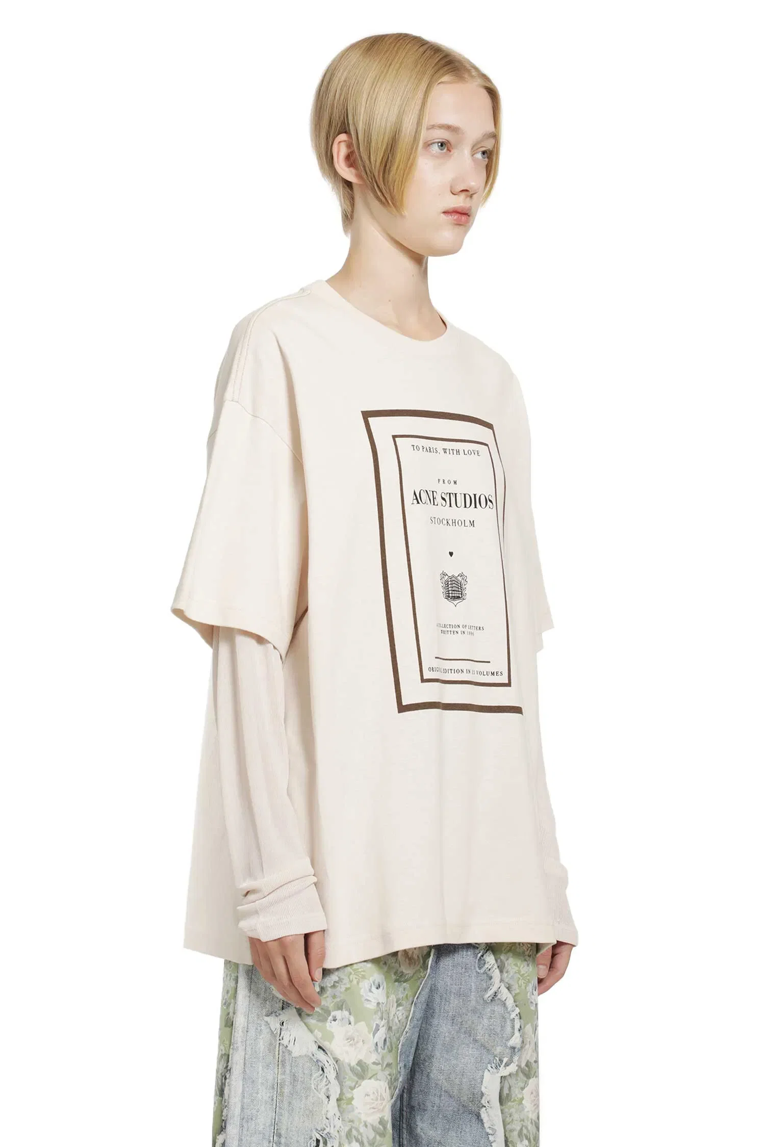 Acne Studios Layered Graphic T-Shirt