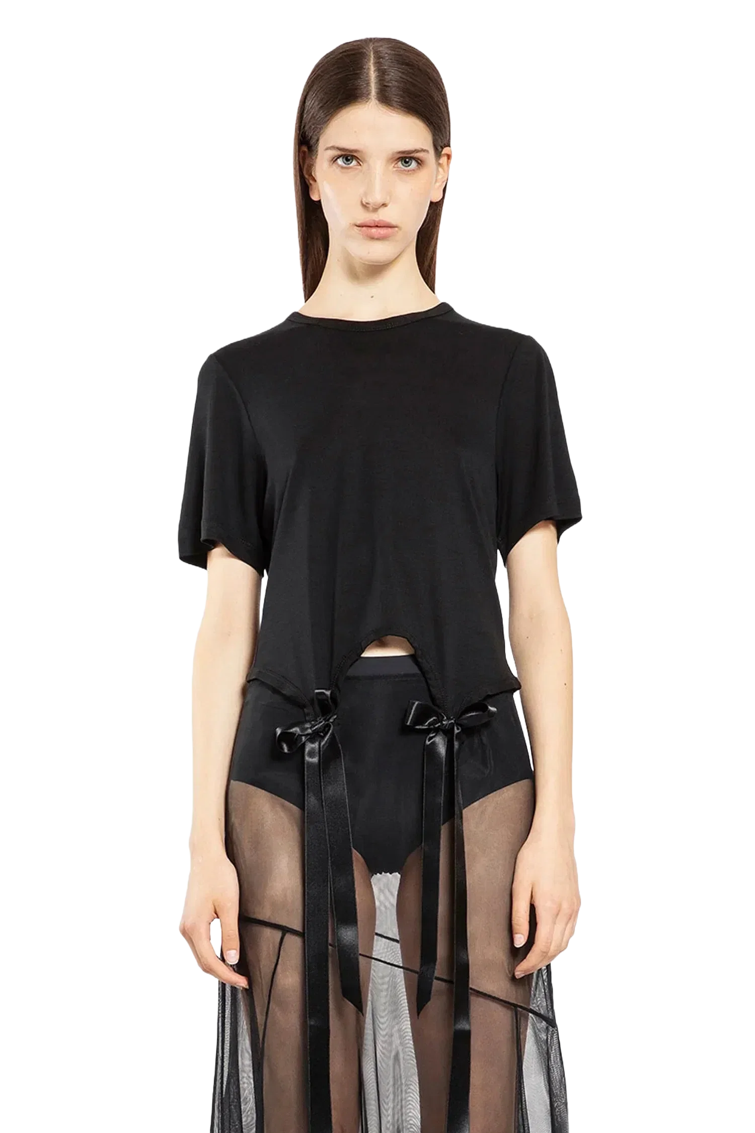 Simone Rocha Easy T-Shirt with Bow tails