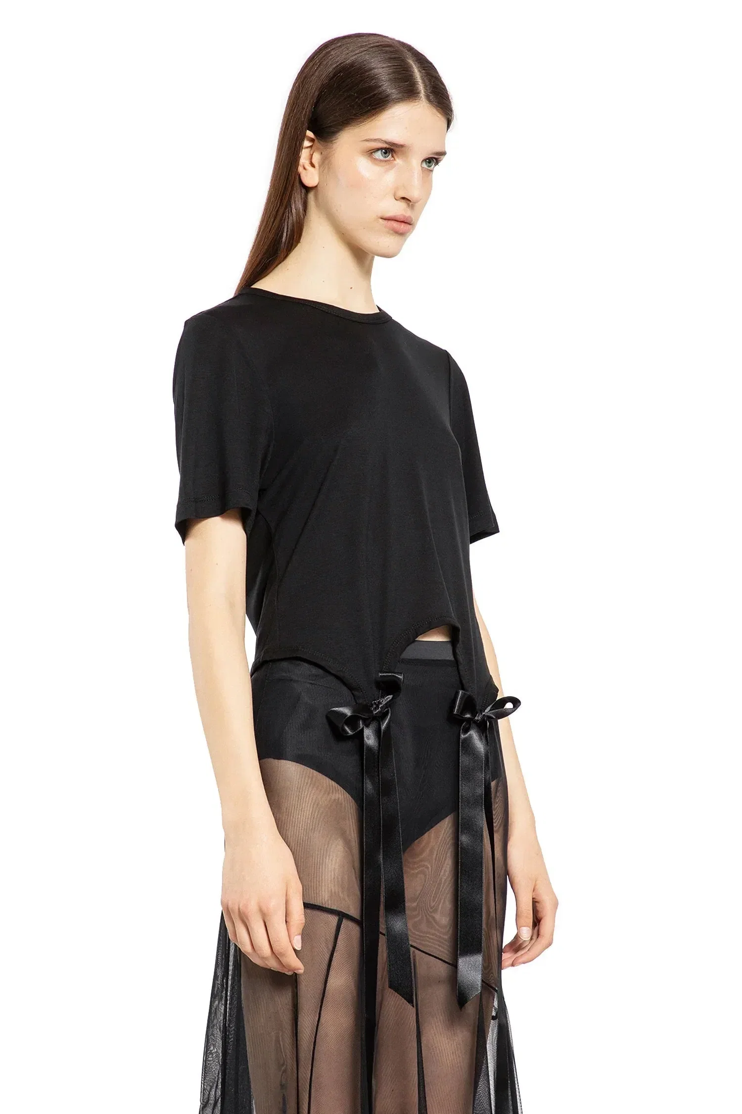 Simone Rocha Easy T-Shirt with Bow tails