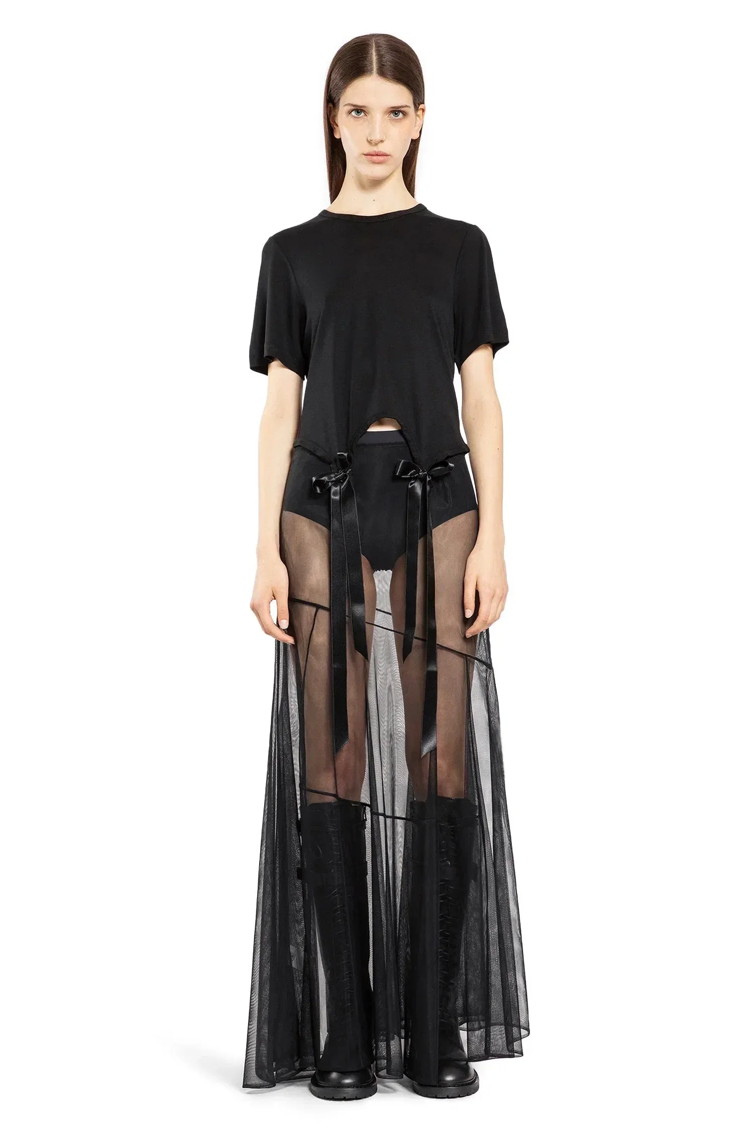 Simone Rocha Easy T-Shirt with Bow tails