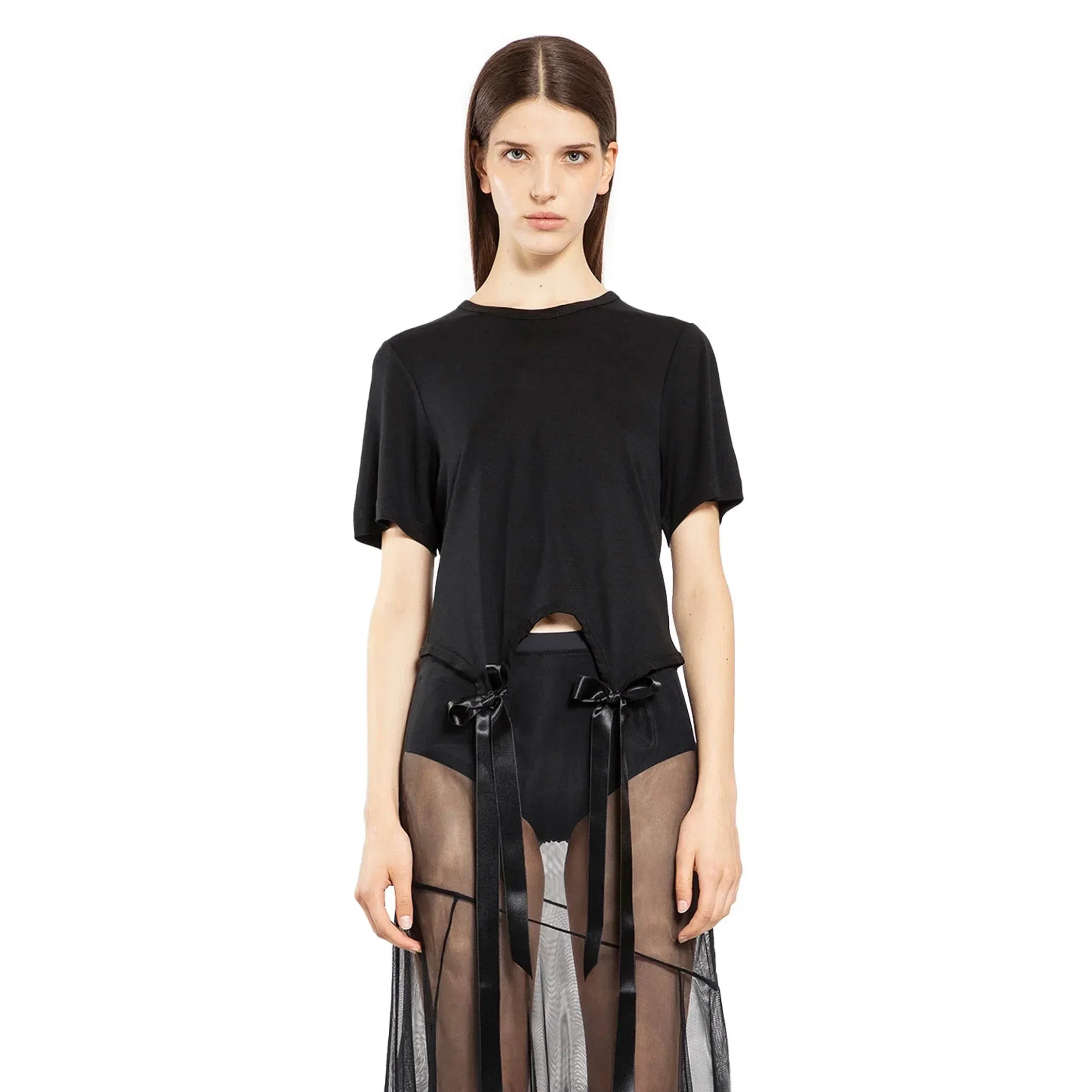 Simone Rocha Easy T-Shirt with Bow tails