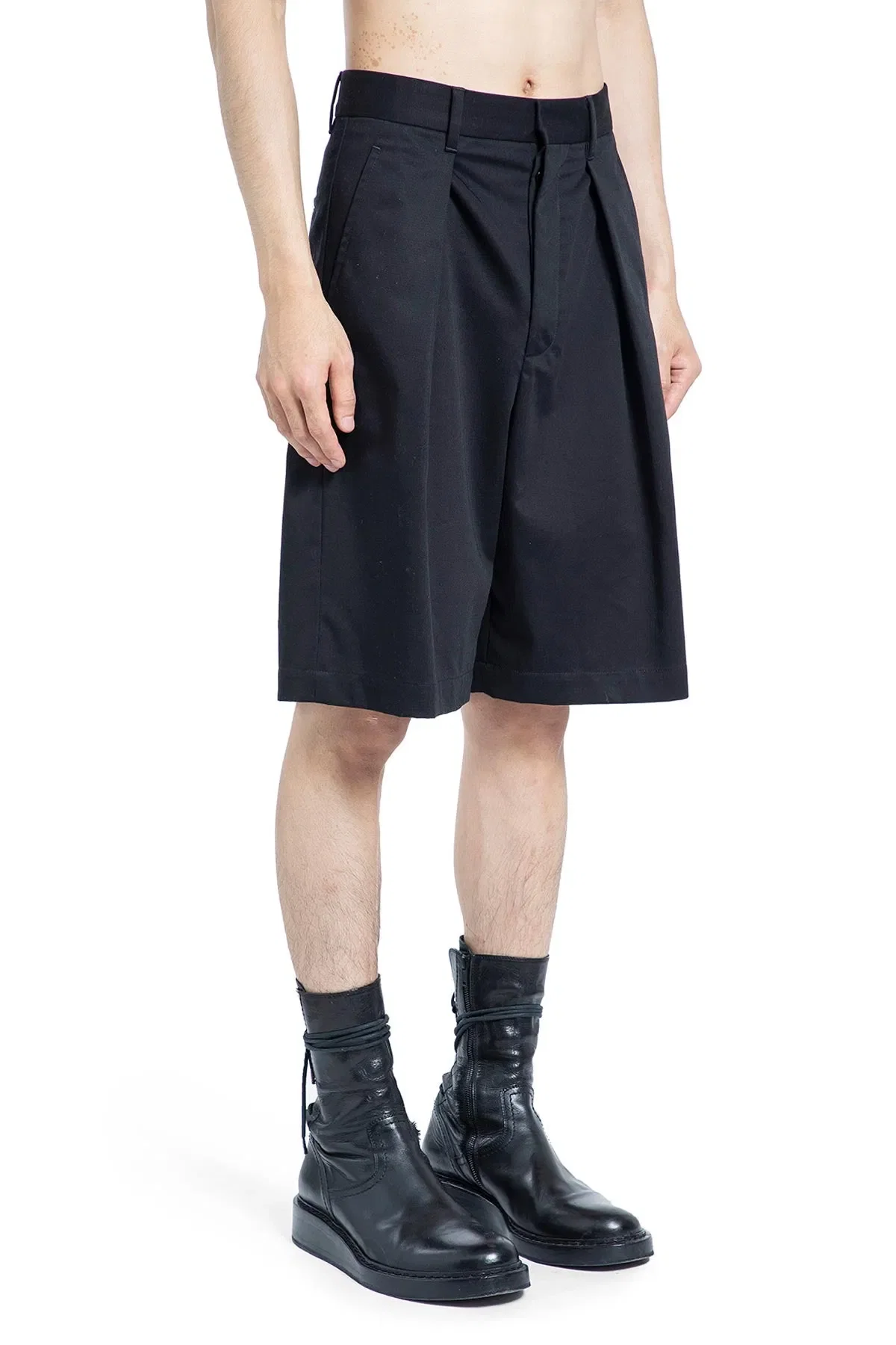 Ann Demeulemeester Noral Pleated Shorts