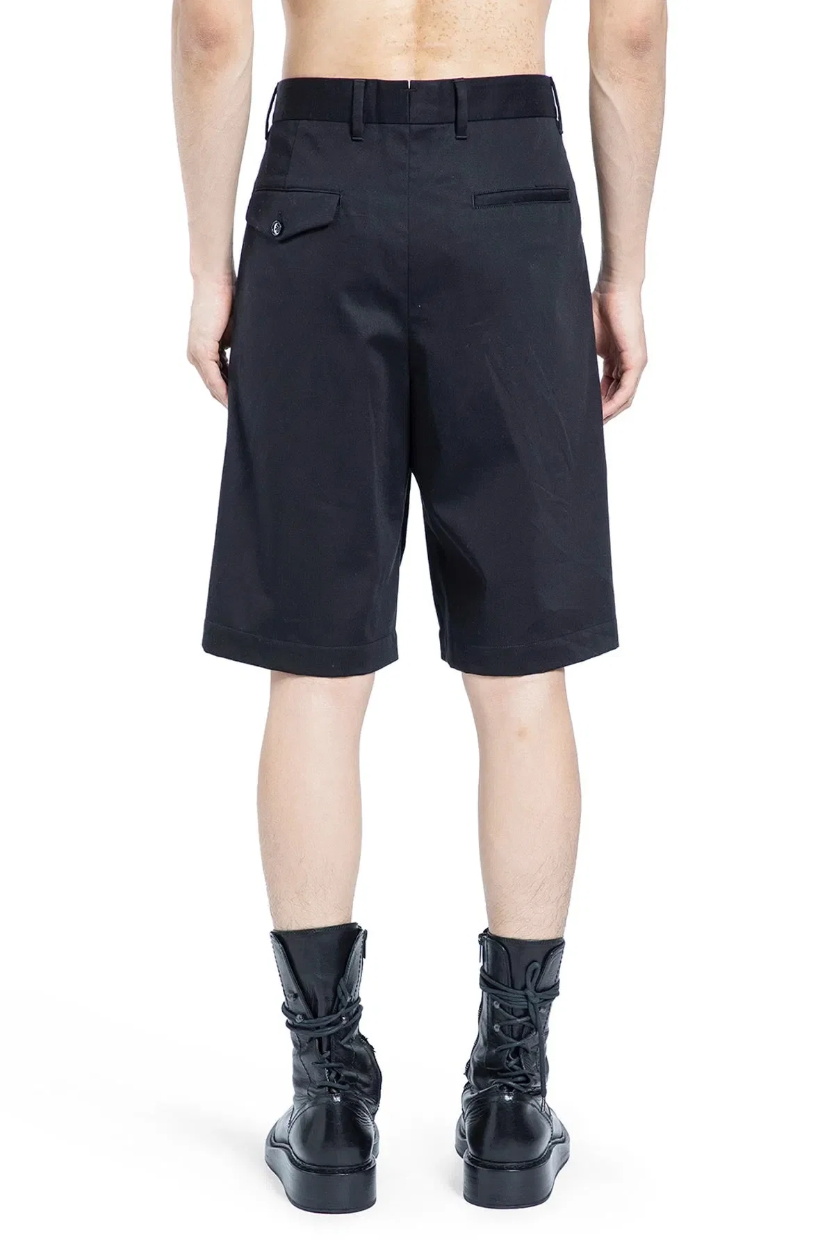 Ann Demeulemeester Noral Pleated Shorts