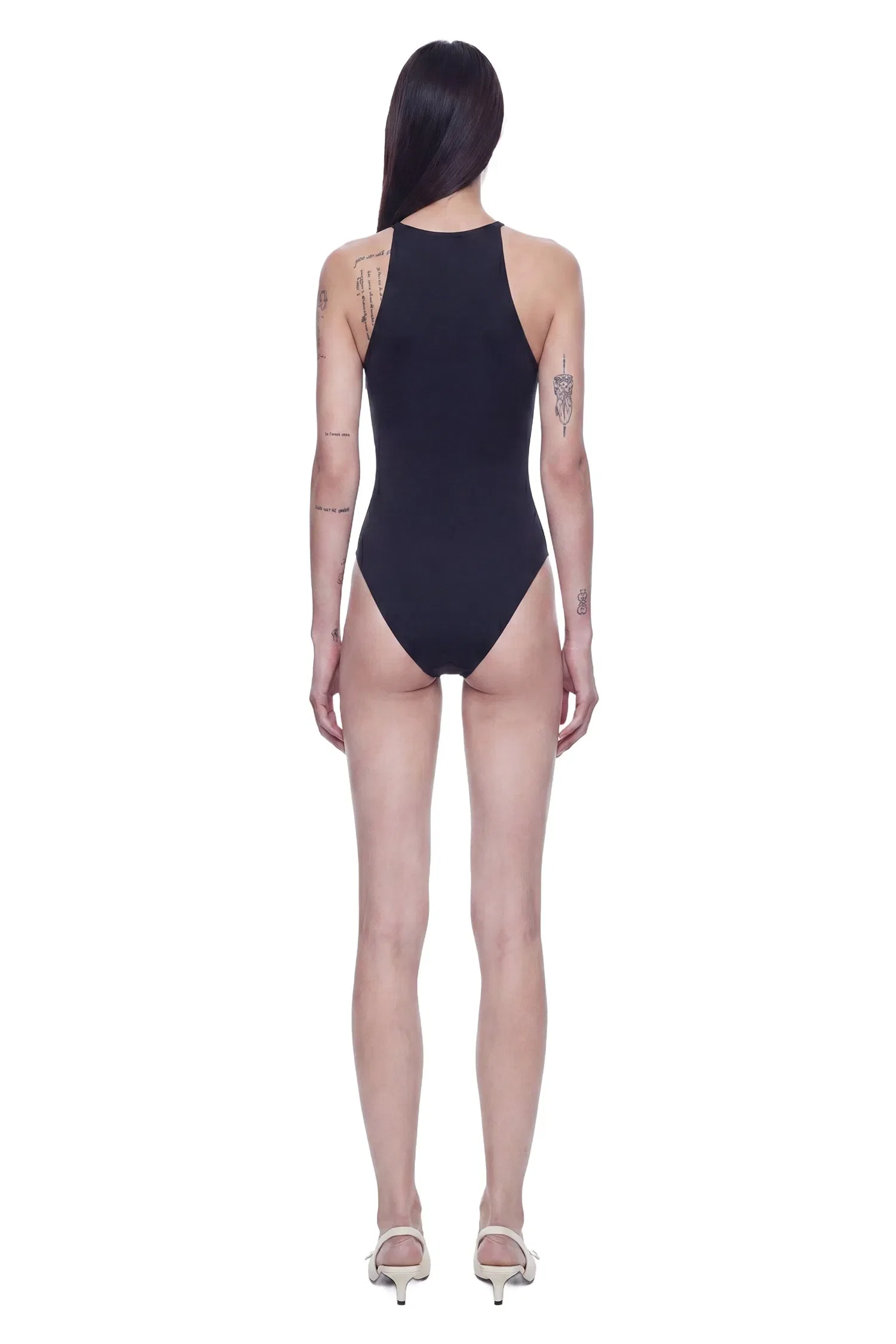 Courrèges Buckle Cut-Out Swimsuit